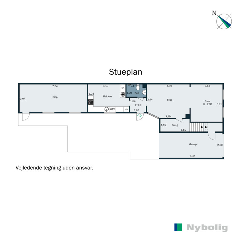 Plantegninger billede af Baggade 13, Korsør C, 4220 Korsør
