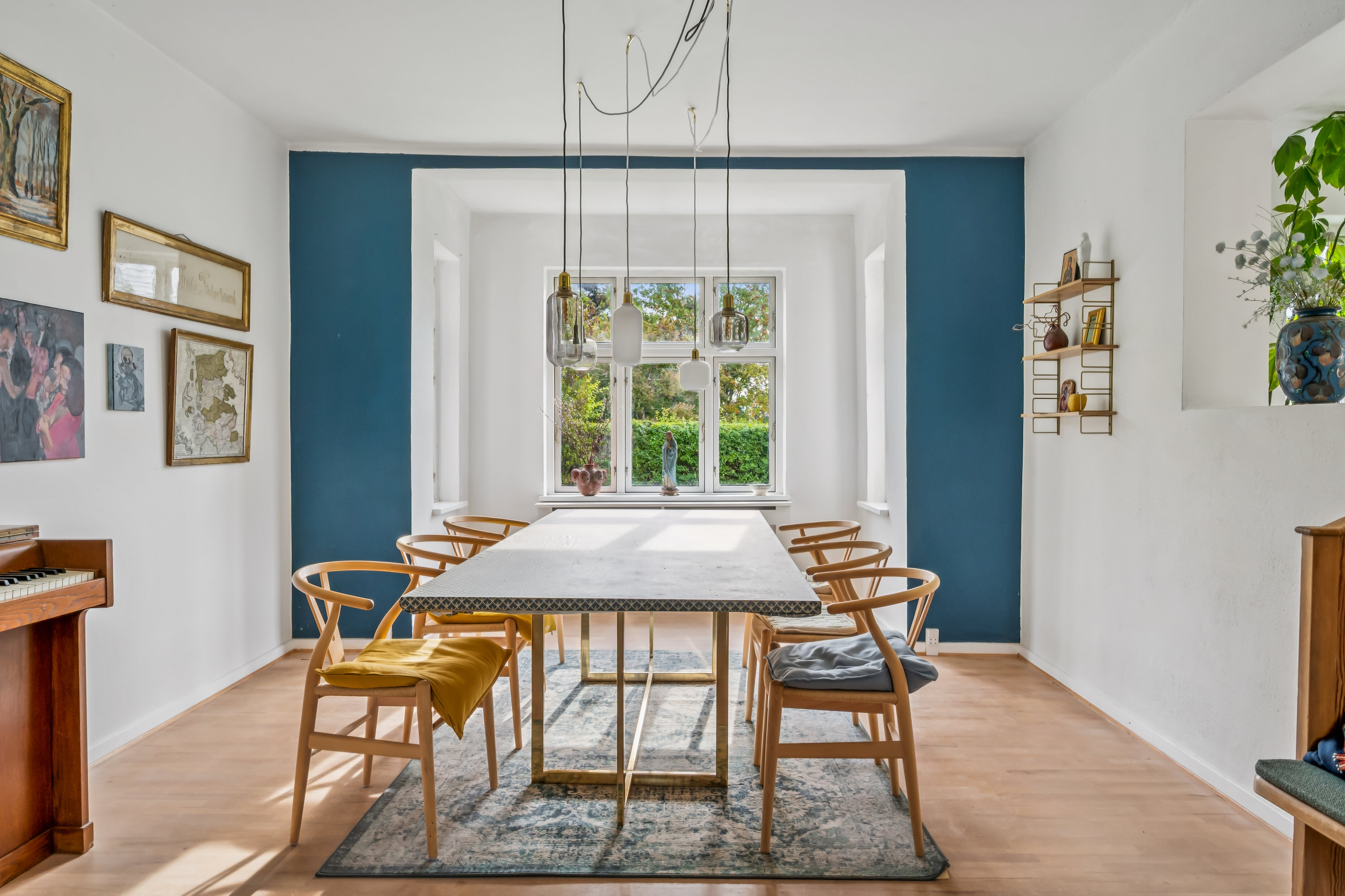 Fremhævet stue billede i fuldskærmstilstand. Billede af Solbakken 15, 8240 Risskov