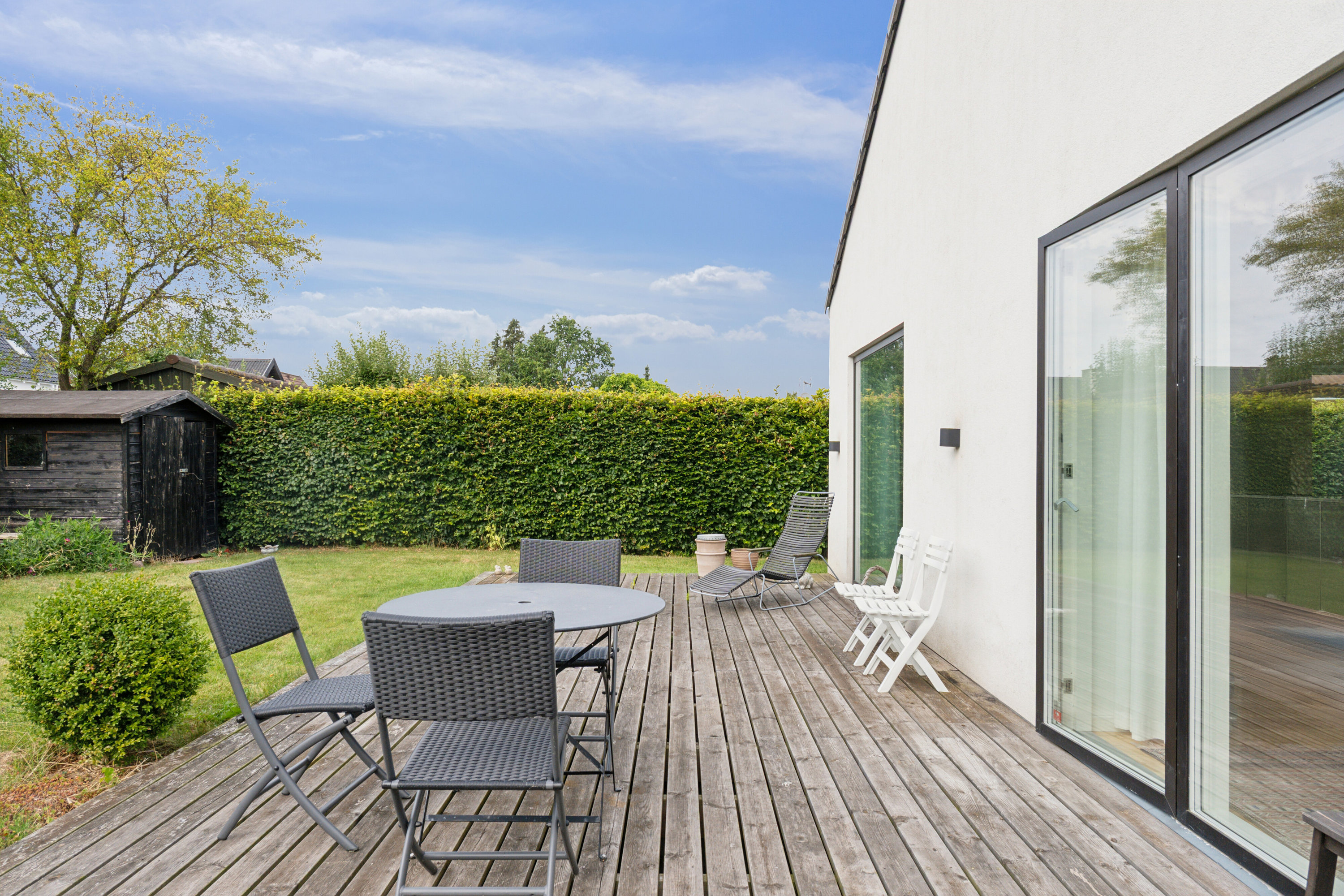 Fremhævet overdækket terrasse billede i fuldskærmstilstand. Billede af Christiansdal 25, 2610 Rødovre