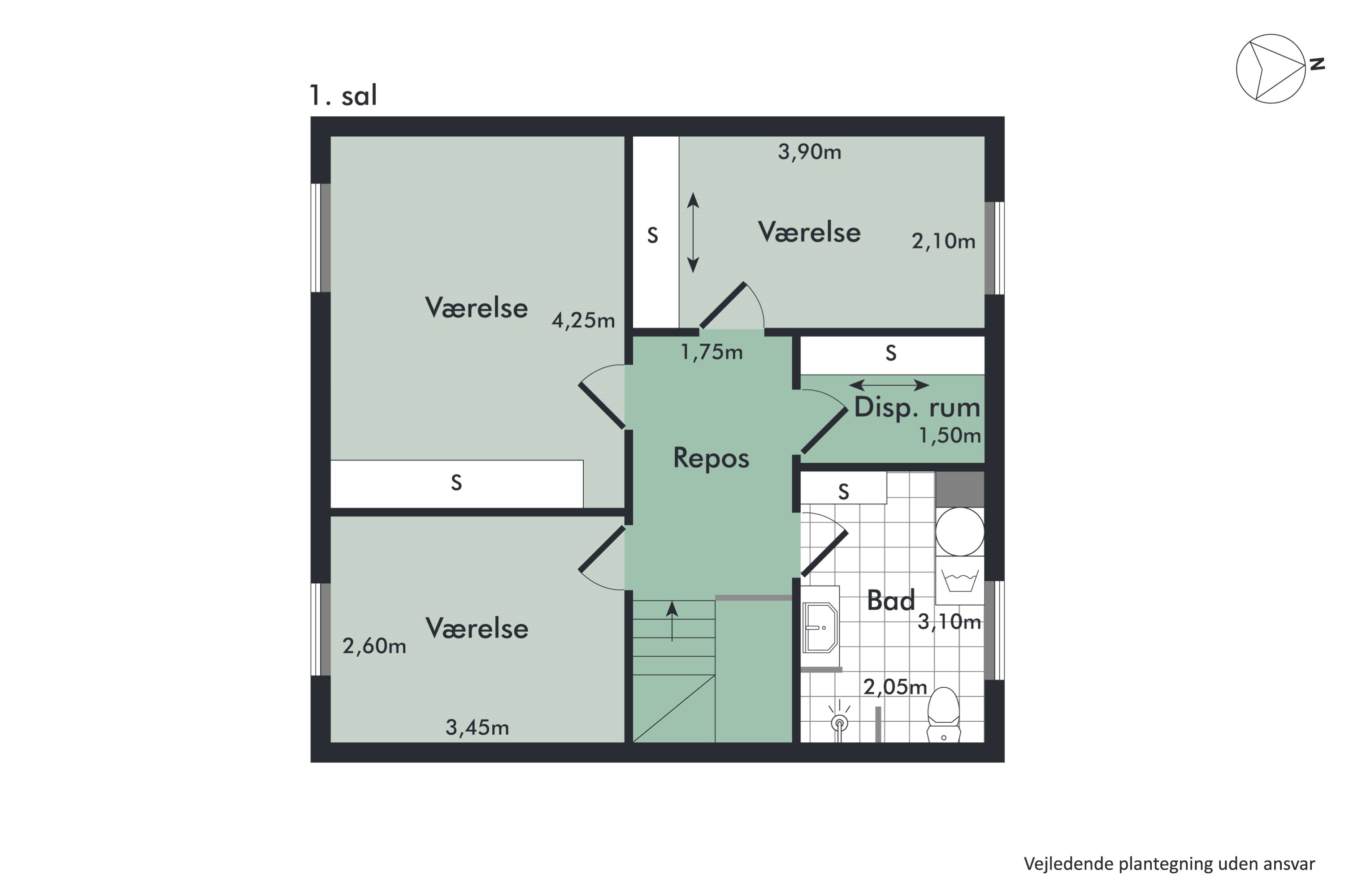 Plantegninger billede af Godske Lindenovs Vej 211, Gug, 9210 Aalborg SØ