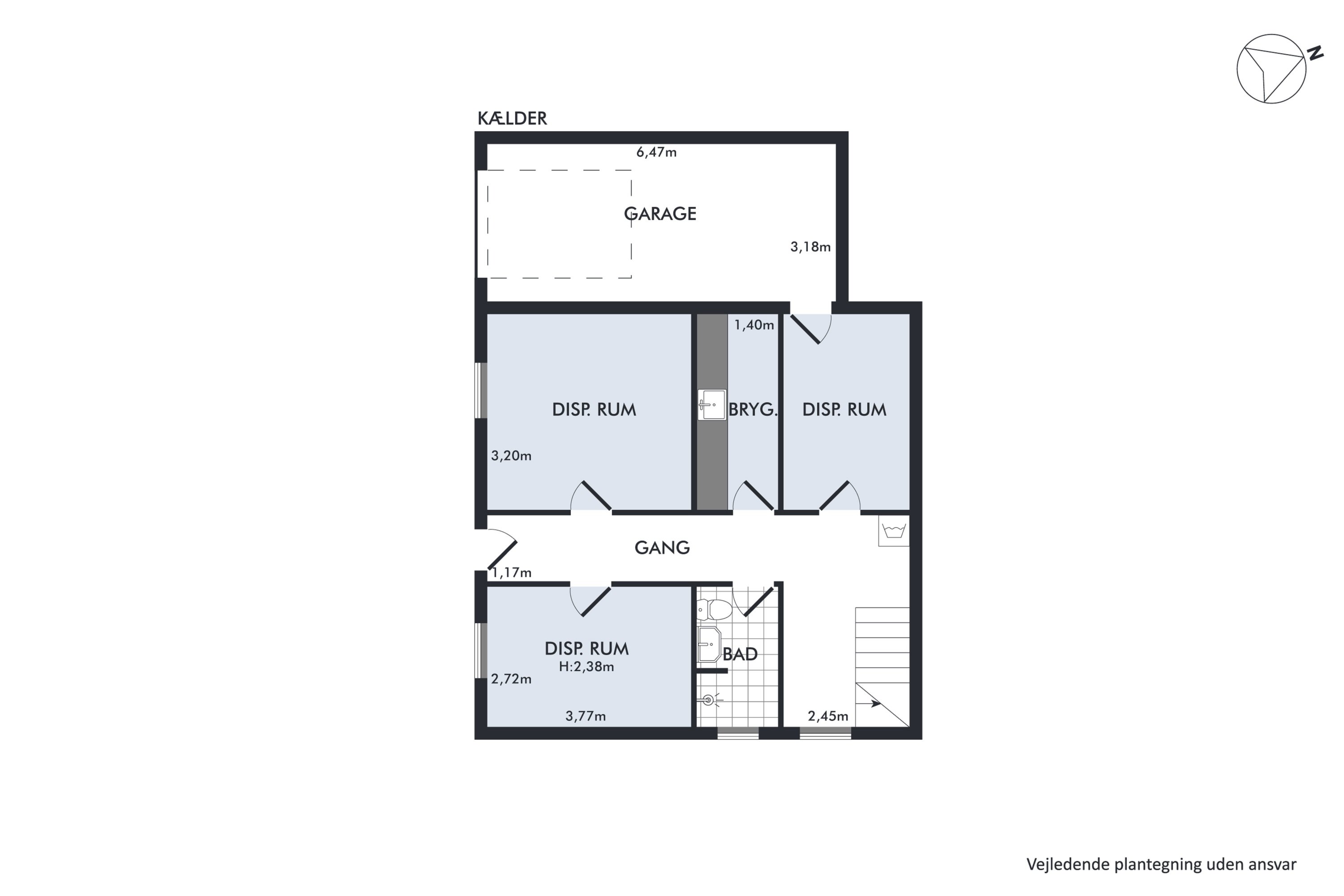 Plantegninger billede af Engblommevej 25, 8410 Rønde