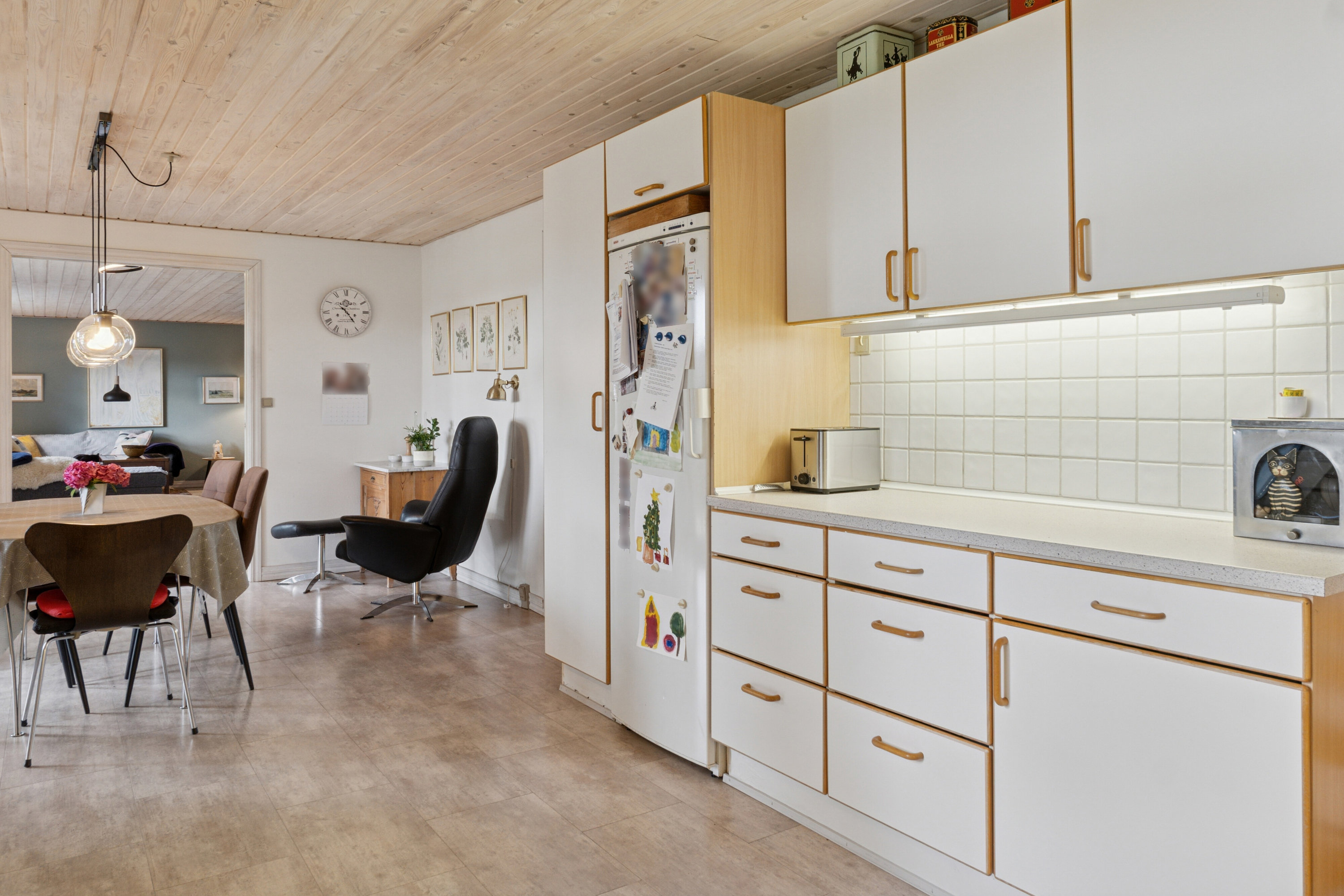 Fremhævet køkken billede i fuldskærmstilstand. Billede af Hvirrekærvej 148, Bjergby, 9800 Hjørring