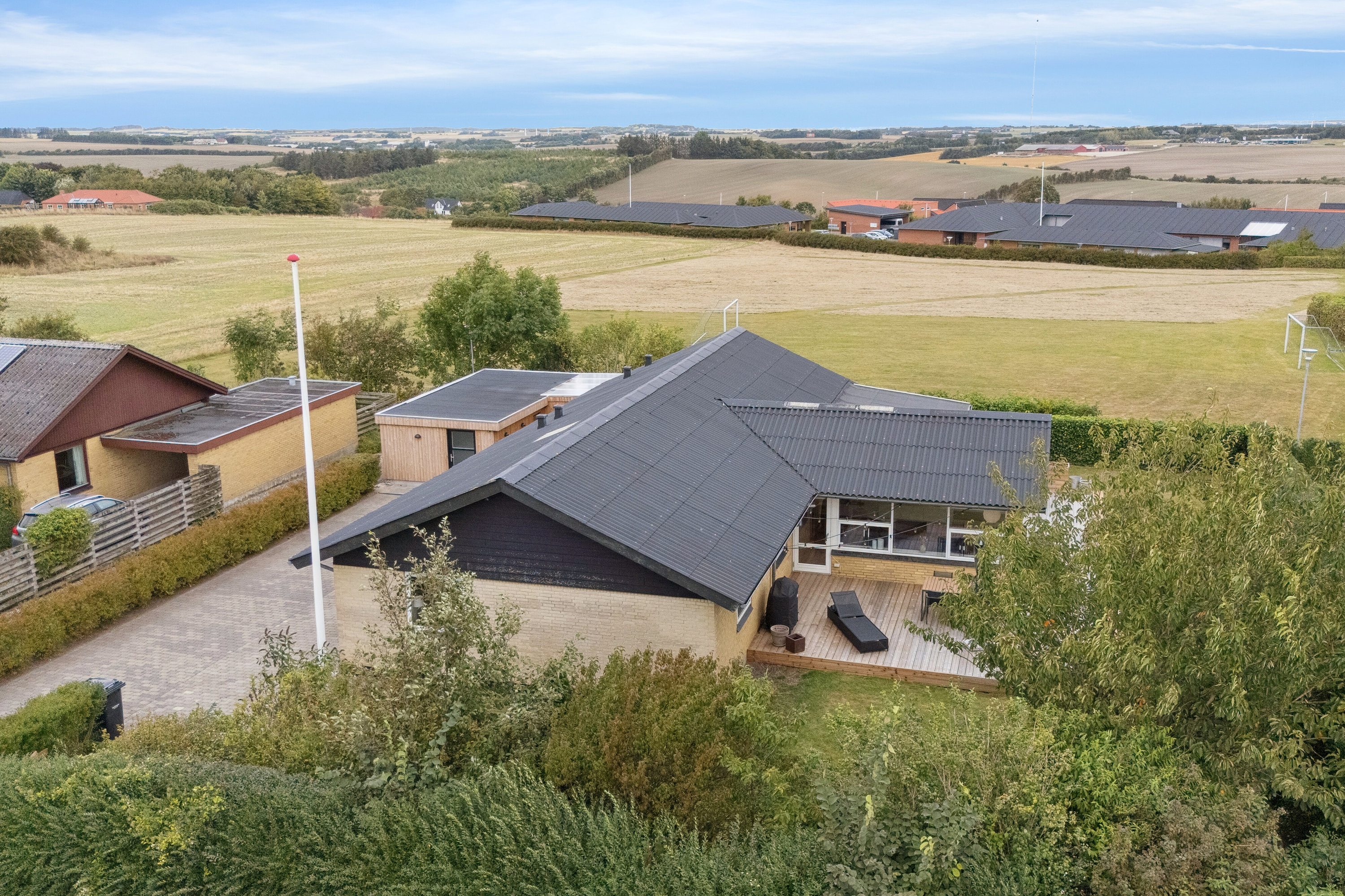 Fremhævet udsigt fra toppen billede i fuldskærmstilstand. Billede af Markvænget 12C, Tingstrup, 7700 Thisted