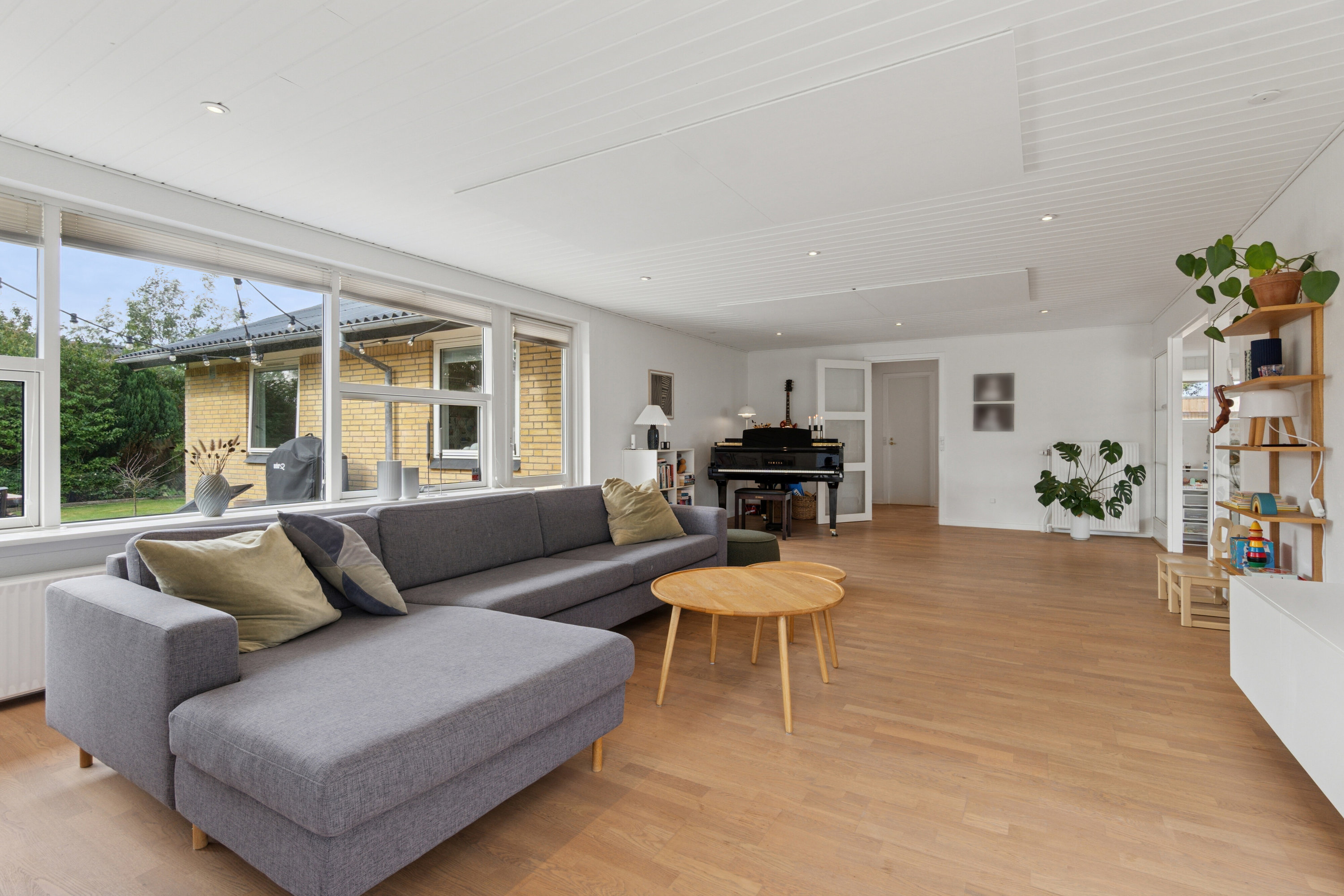 Fremhævet stue billede i fuldskærmstilstand. Billede af Markvænget 12C, Tingstrup, 7700 Thisted