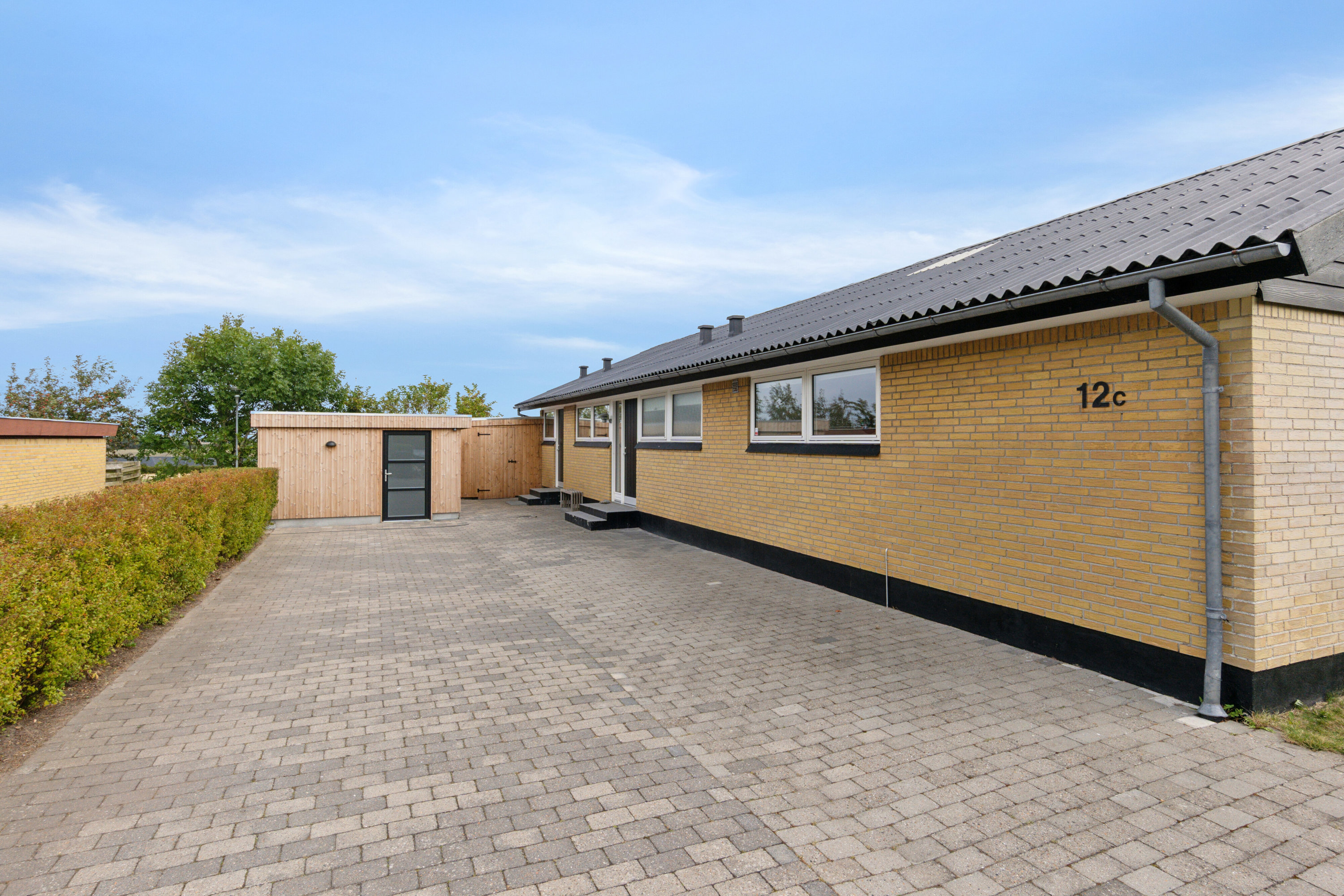 Fremhævet set fra vejen billede i fuldskærmstilstand. Billede af Markvænget 12C, Tingstrup, 7700 Thisted