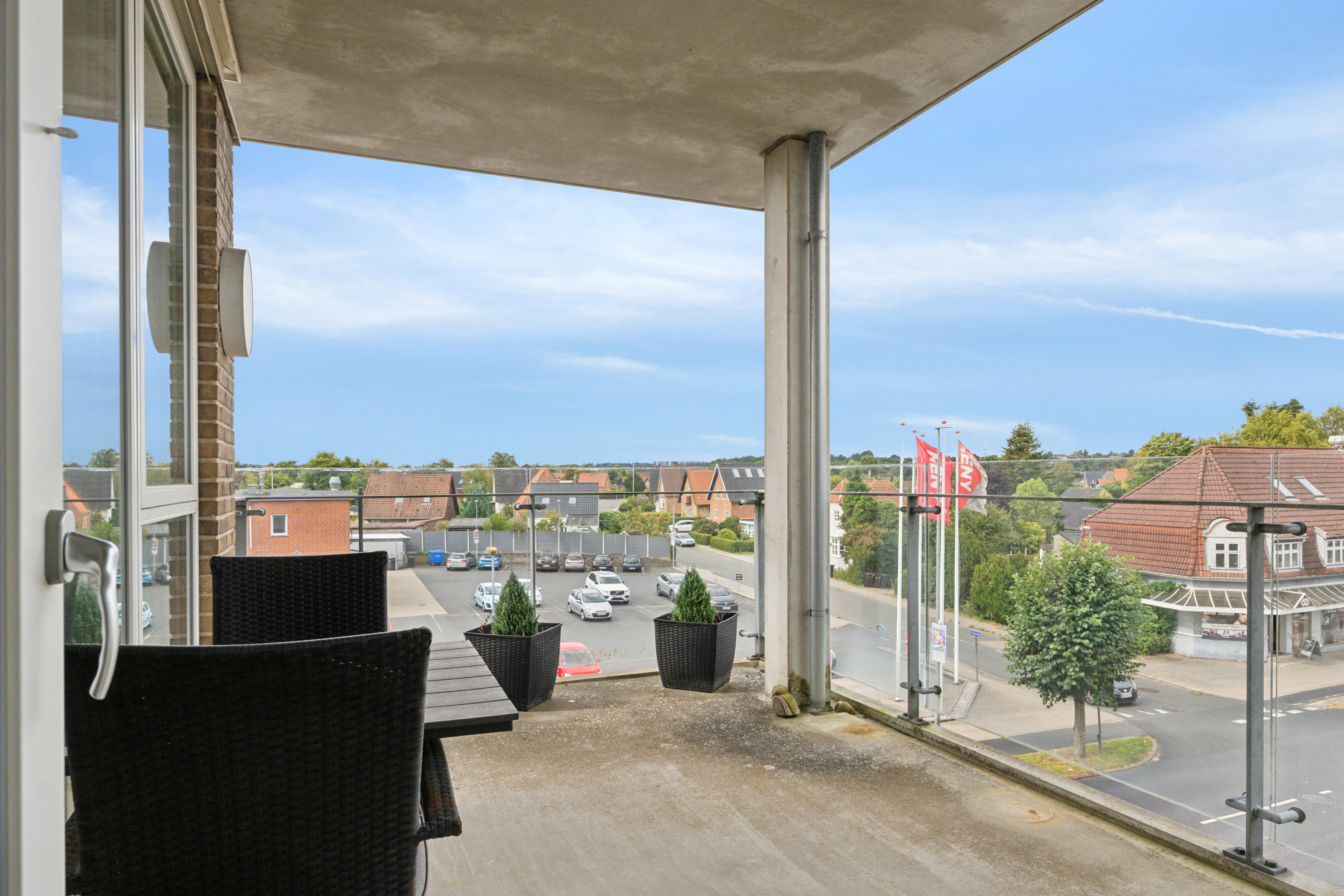 Fremhævet altan billede i fuldskærmstilstand. Billede af Tulipanvej 5C, 2., 8600 Silkeborg