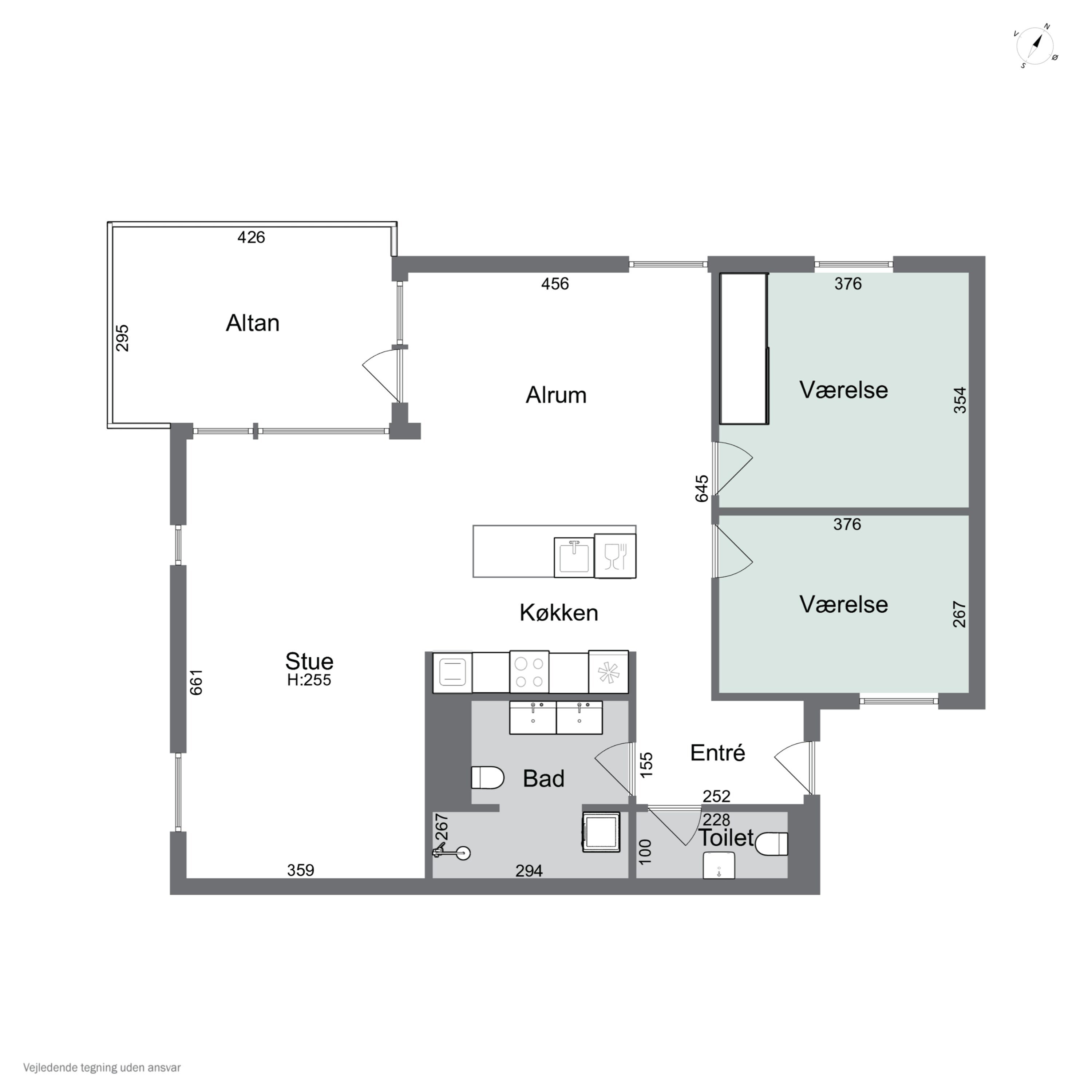 Plantegninger billede af Tulipanvej 5C, 2., 8600 Silkeborg