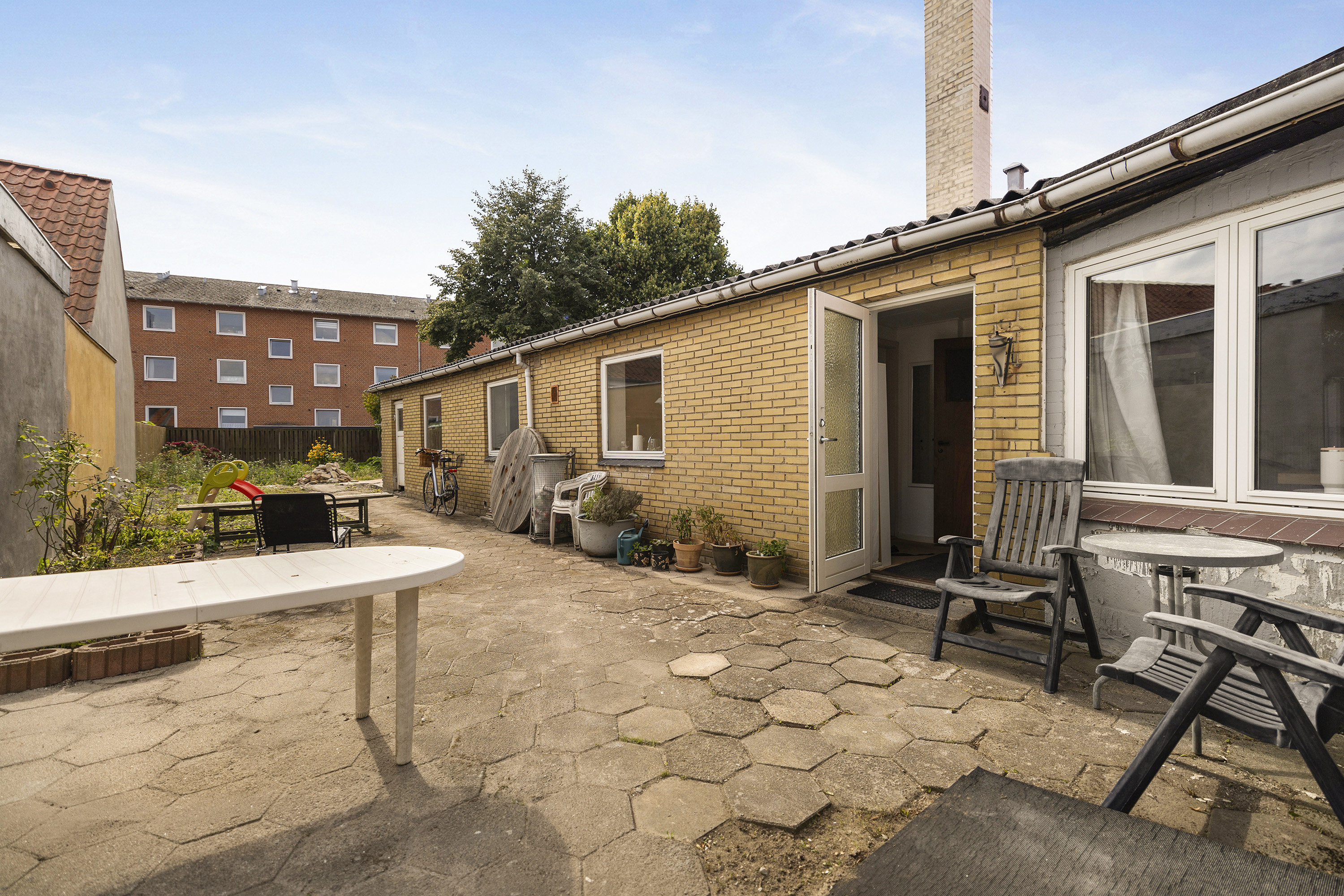 Fremhævet terrasse billede i fuldskærmstilstand. Billede af Baggade 13, Korsør C, 4220 Korsør