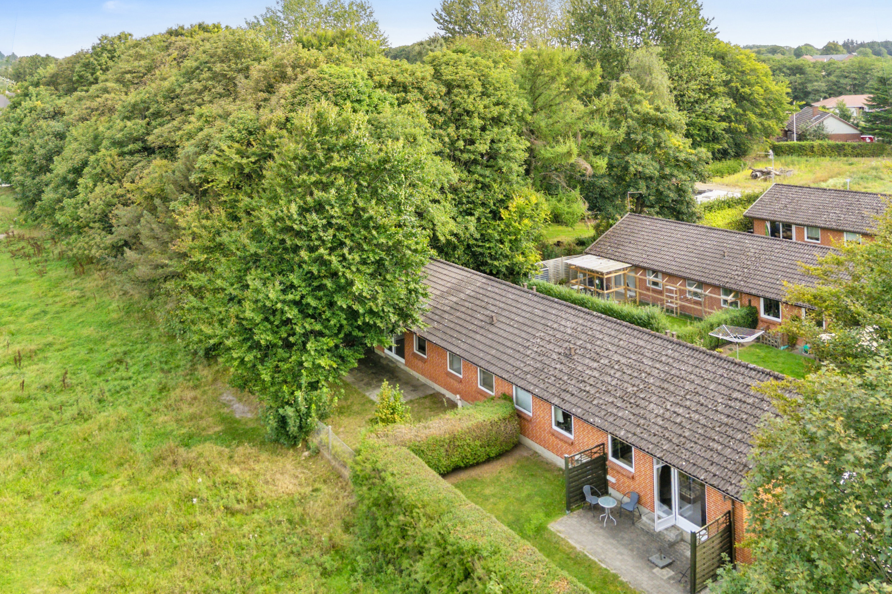 Miniaturebillede 1: luftfoto. Billede af Krogsgårdsvej 13F, Hvam, 8620 Kjellerup