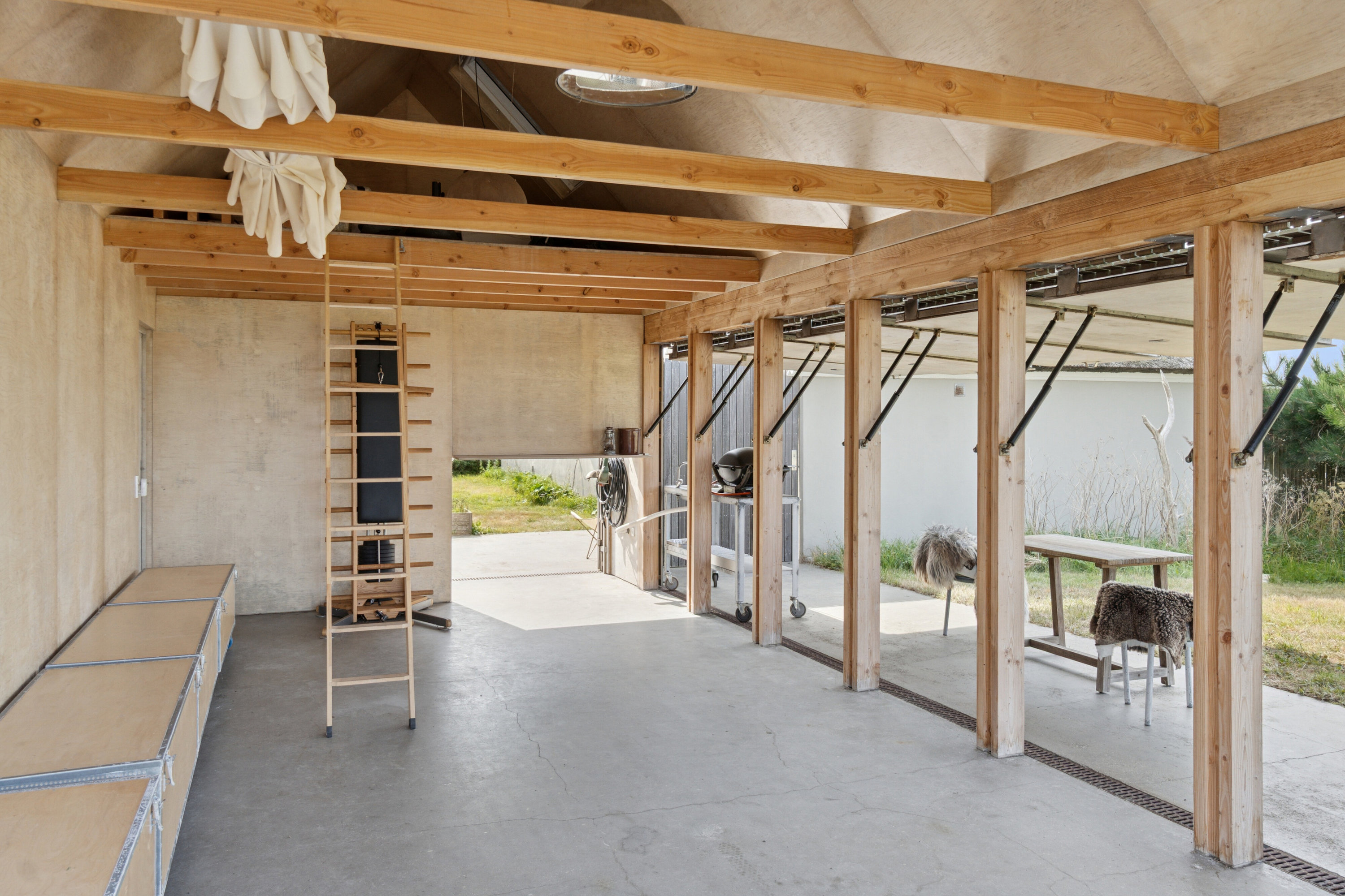 Fremhævet overdækket terrasse billede i fuldskærmstilstand. Billede af Kystagervej 2, Svallerup, 4400 Kalundborg