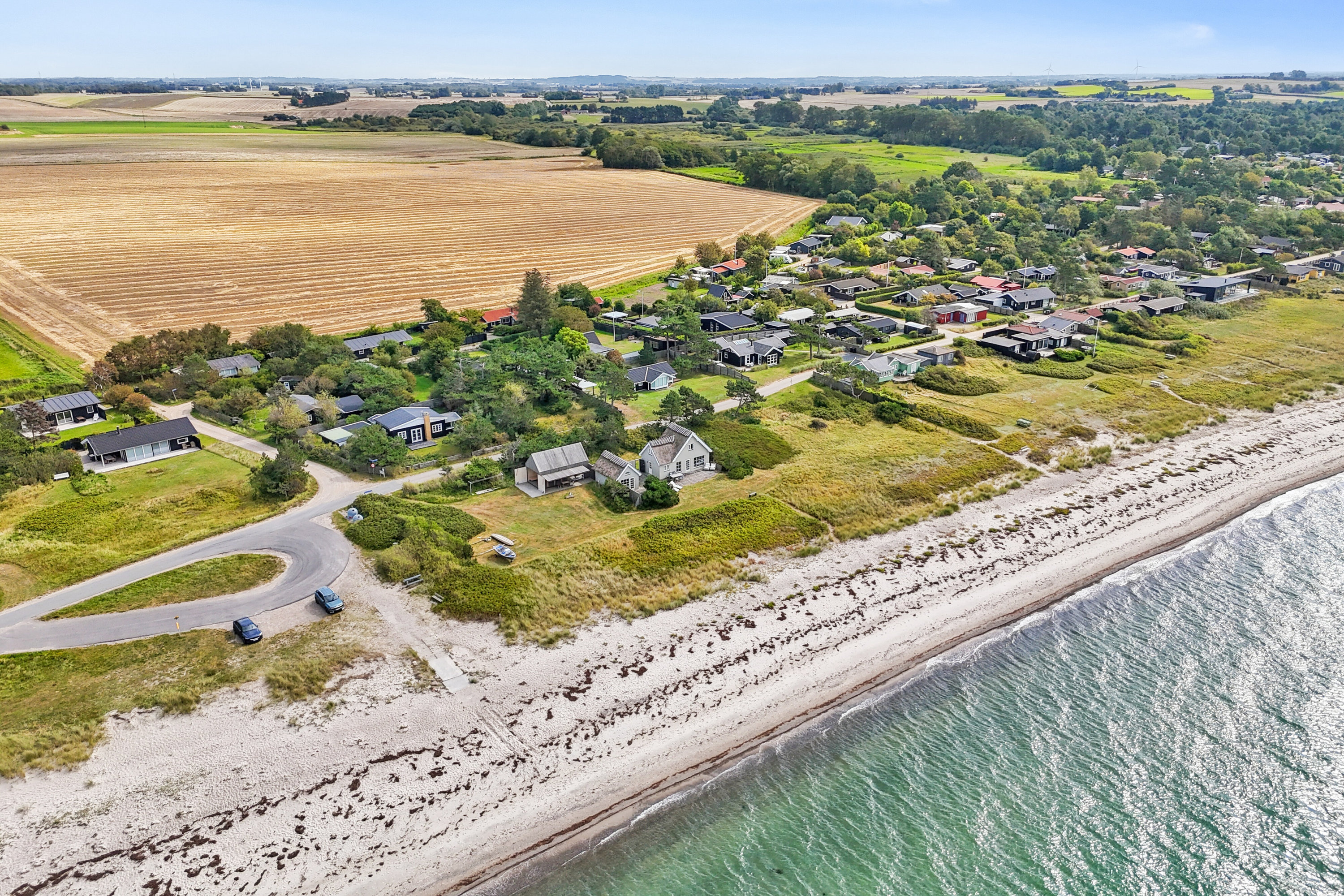 Fremhævet luftfoto billede i fuldskærmstilstand. Billede af Kystagervej 2, Svallerup, 4400 Kalundborg