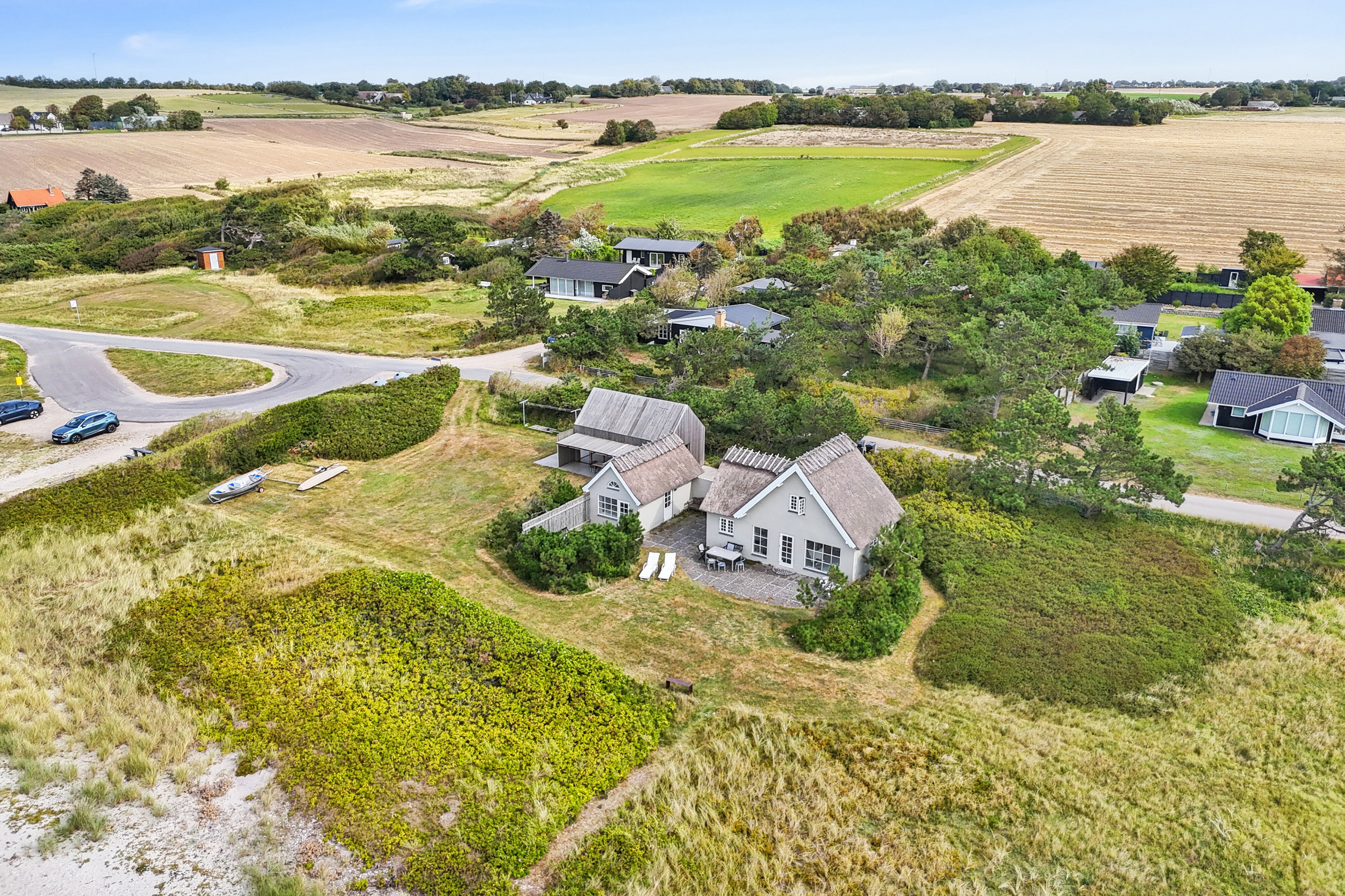 Fremhævet luftfoto billede i fuldskærmstilstand. Billede af Kystagervej 2, Svallerup, 4400 Kalundborg
