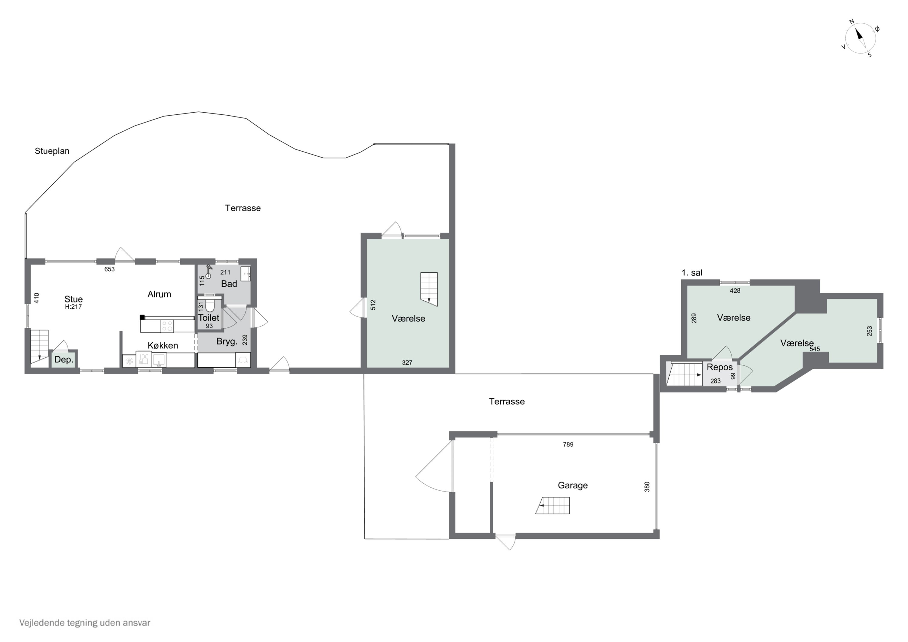 Plantegninger billede af Kystagervej 2, Svallerup, 4400 Kalundborg