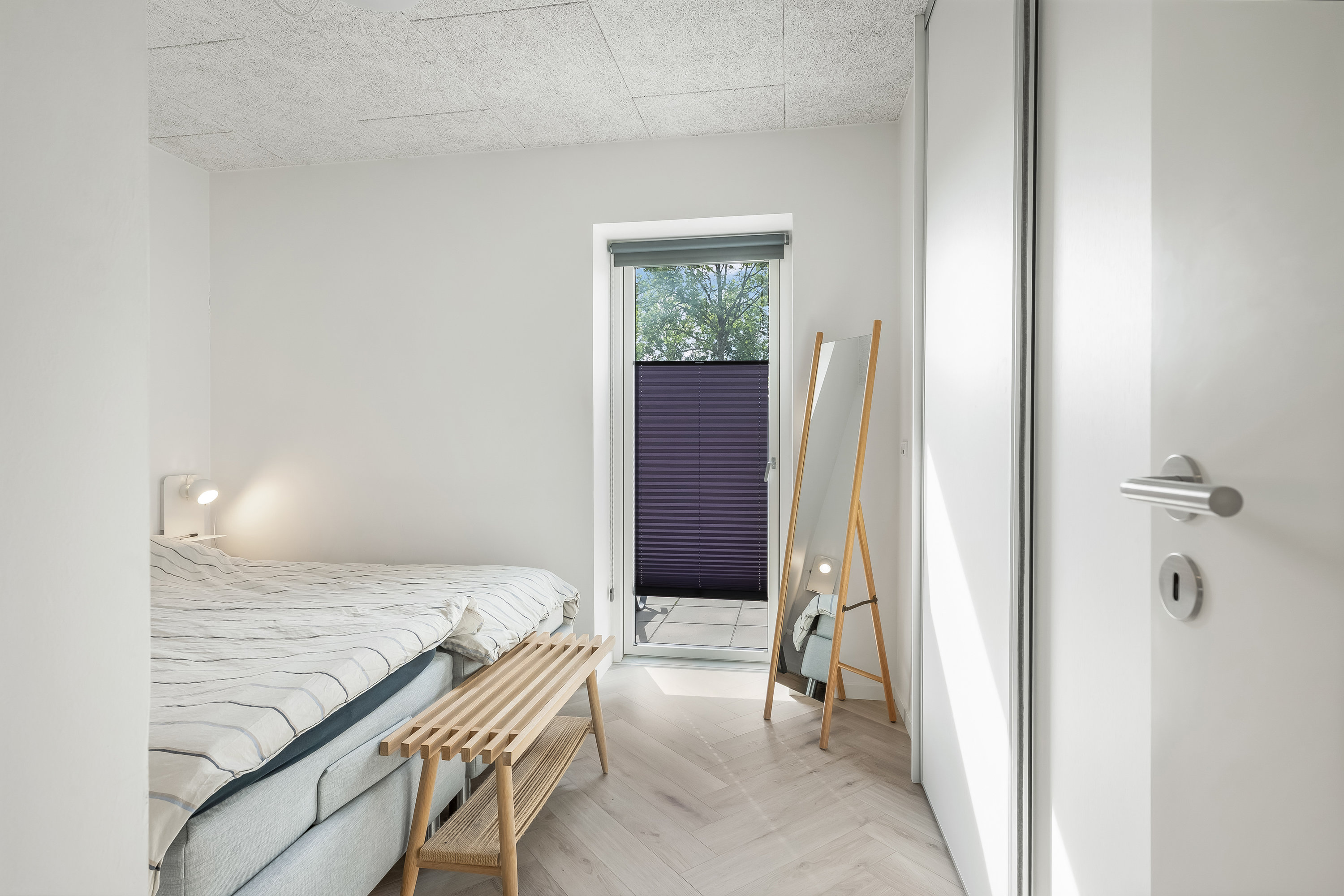 Fremhævet soveværelse billede i fuldskærmstilstand. Billede af Krimpendam 7A, 7500 Holstebro