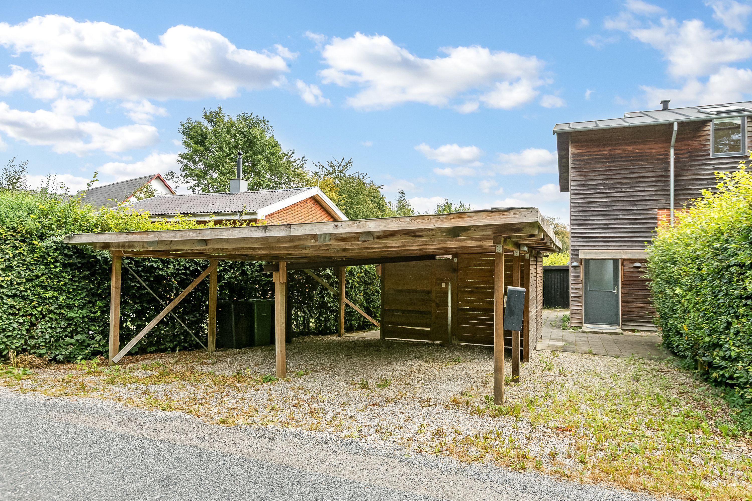Fremhævet carport billede i fuldskærmstilstand. Billede af Sellerup Vangvej 116, Sellerup, 7080 Børkop