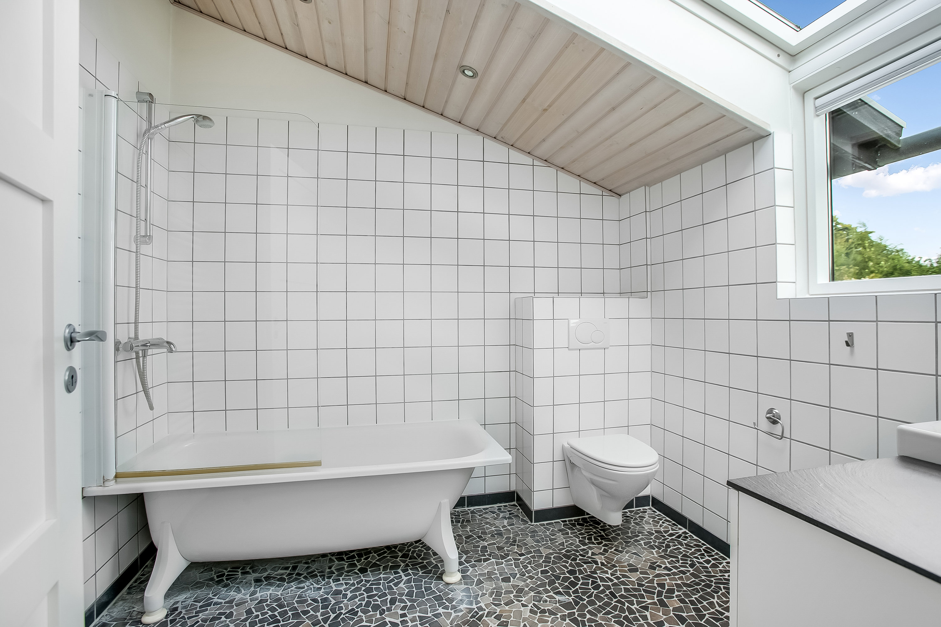 Fremhævet badeværelse billede i fuldskærmstilstand. Billede af Sellerup Vangvej 116, Sellerup, 7080 Børkop