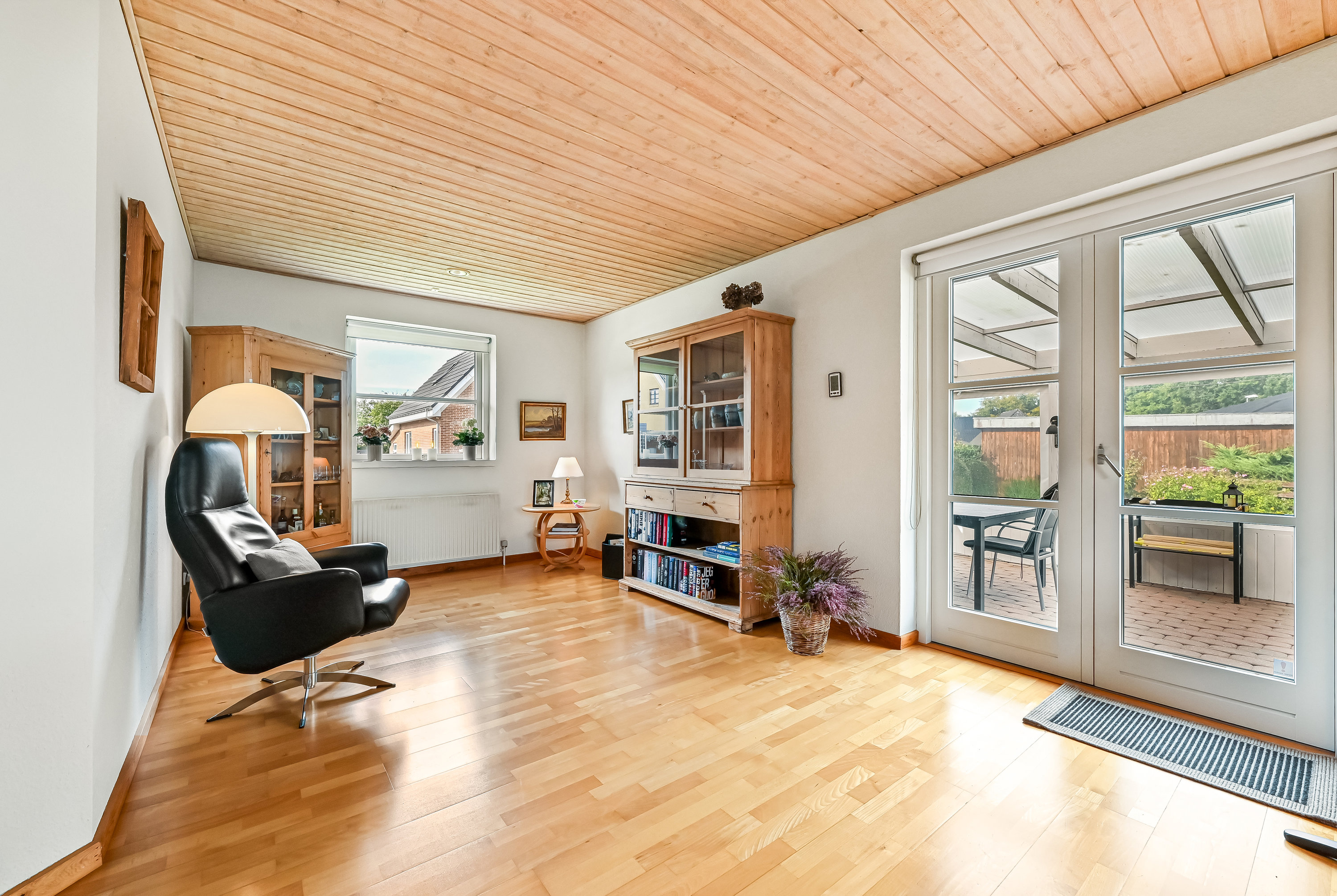 Fremhævet stue billede i fuldskærmstilstand. Billede af Vester Alle 16, 6933 Kibæk