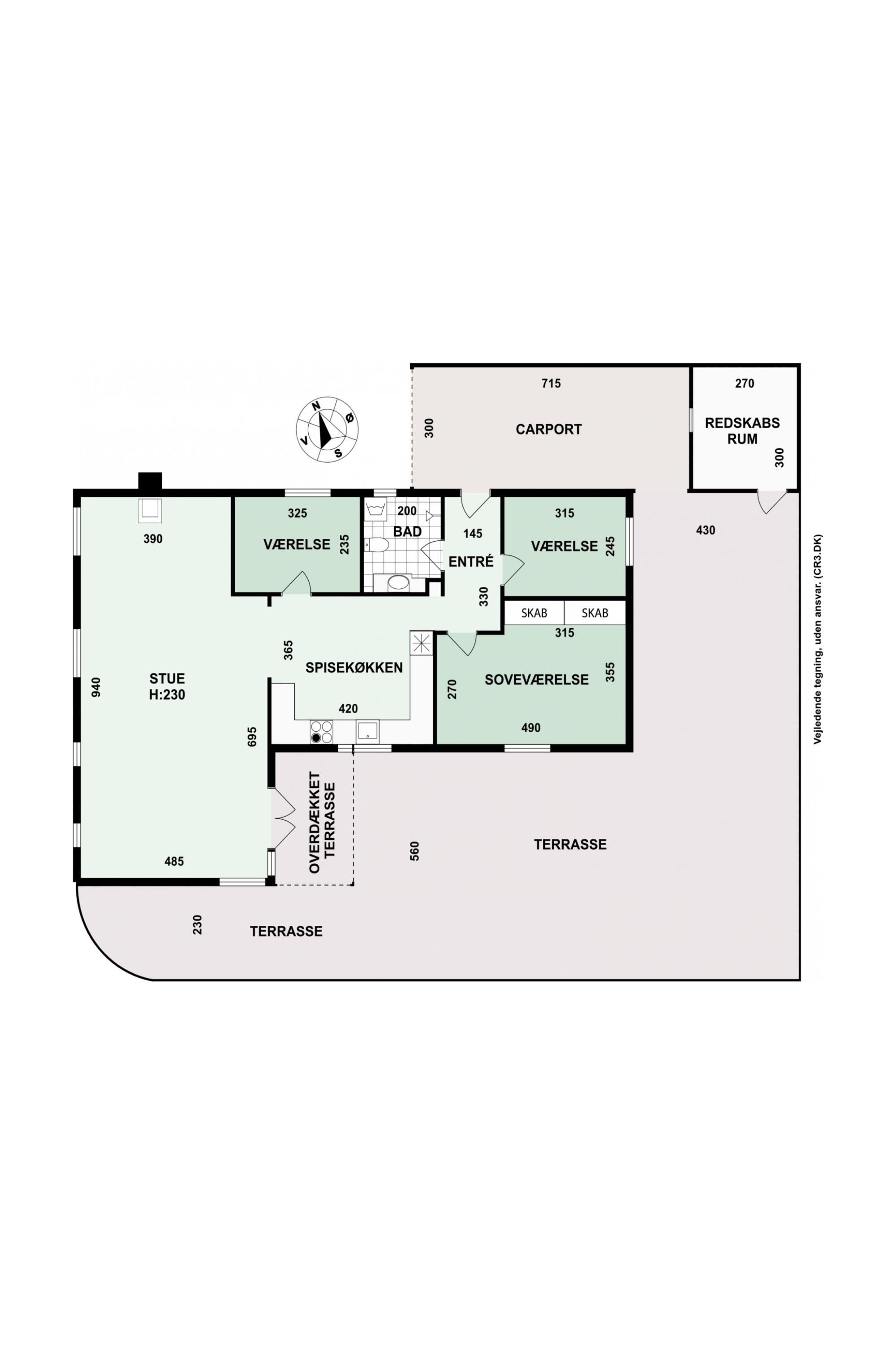 Plantegninger billede af Ibisvej 17, 3120 Dronningmølle