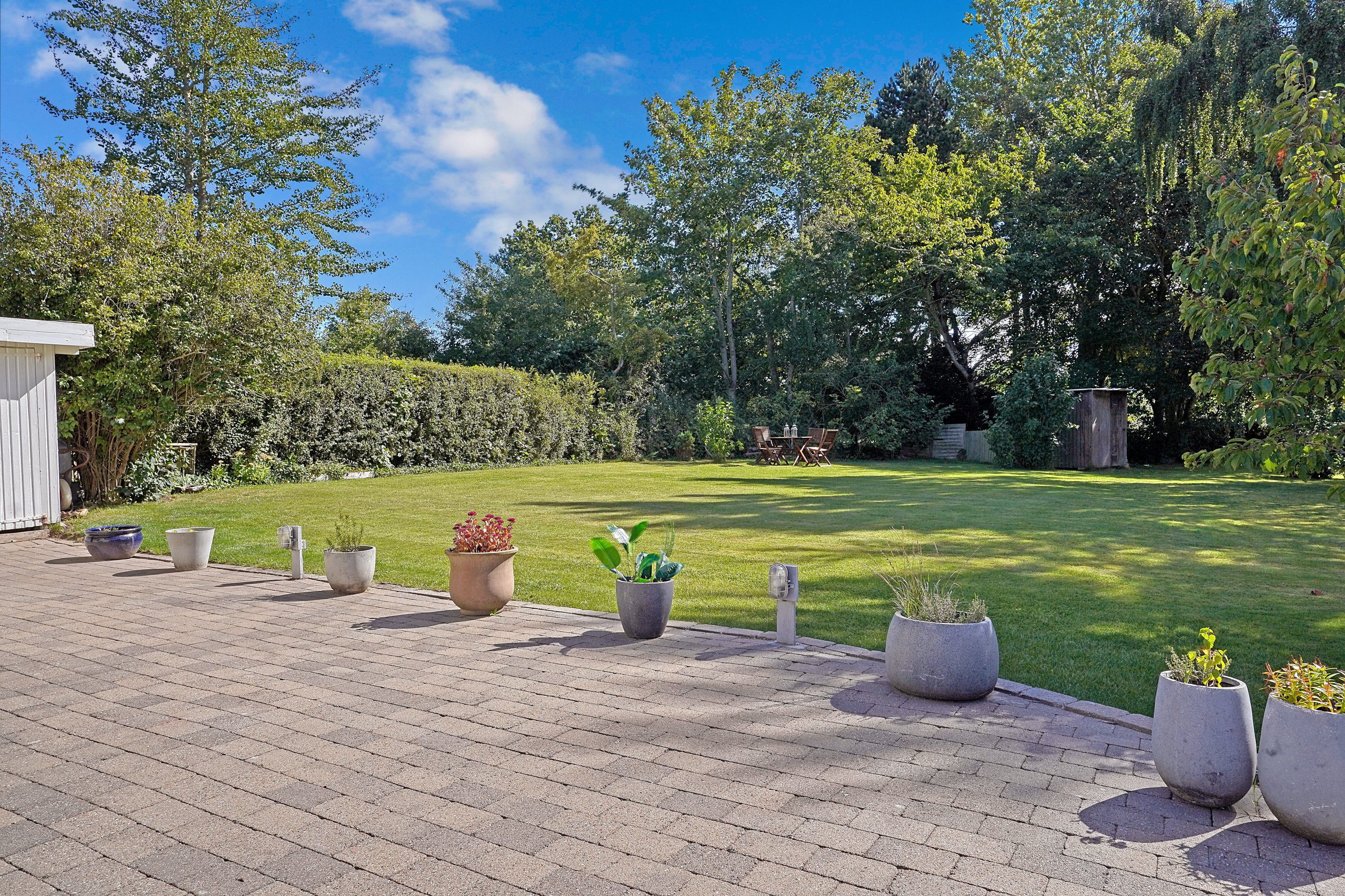 Fremhævet terrasse billede i fuldskærmstilstand. Billede af Ibisvej 17, 3120 Dronningmølle