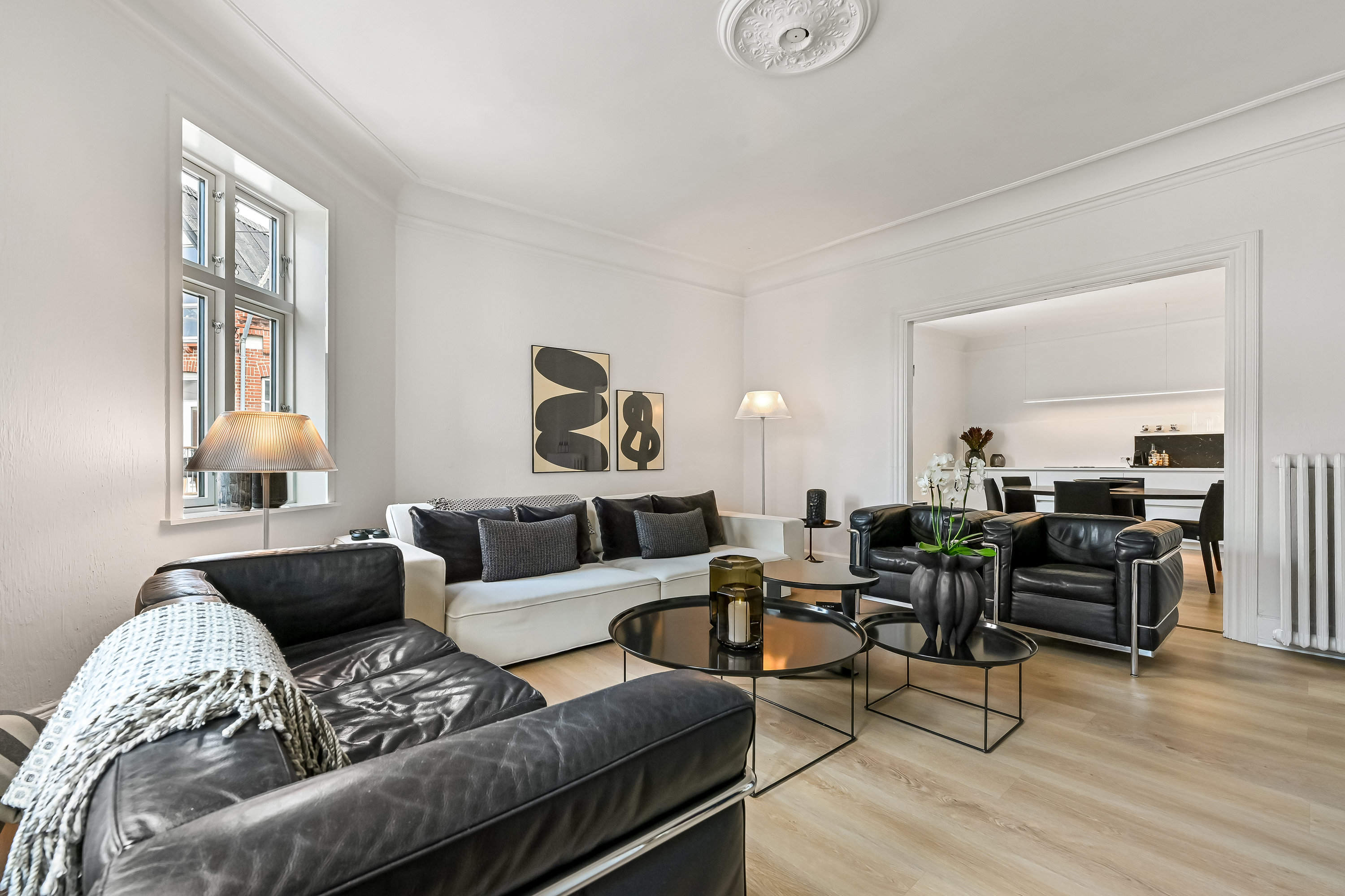 Fremhævet stue billede i fuldskærmstilstand. Billede af Fonnesbechsgade 13A, 1., 7400 Herning