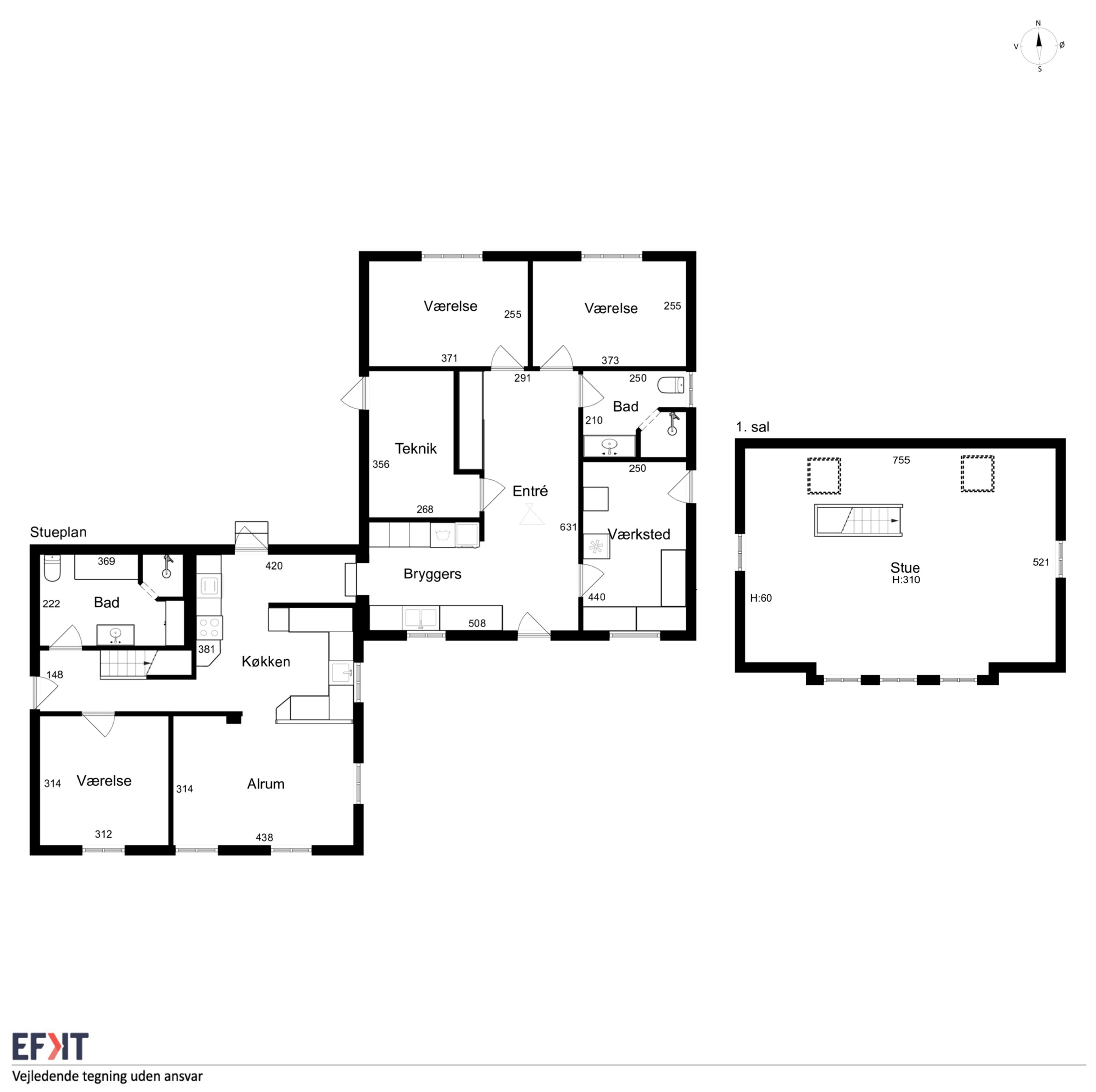 Plantegninger billede af Spodsbjergvej 257, Long. Sand, 5900 Rudkøbing