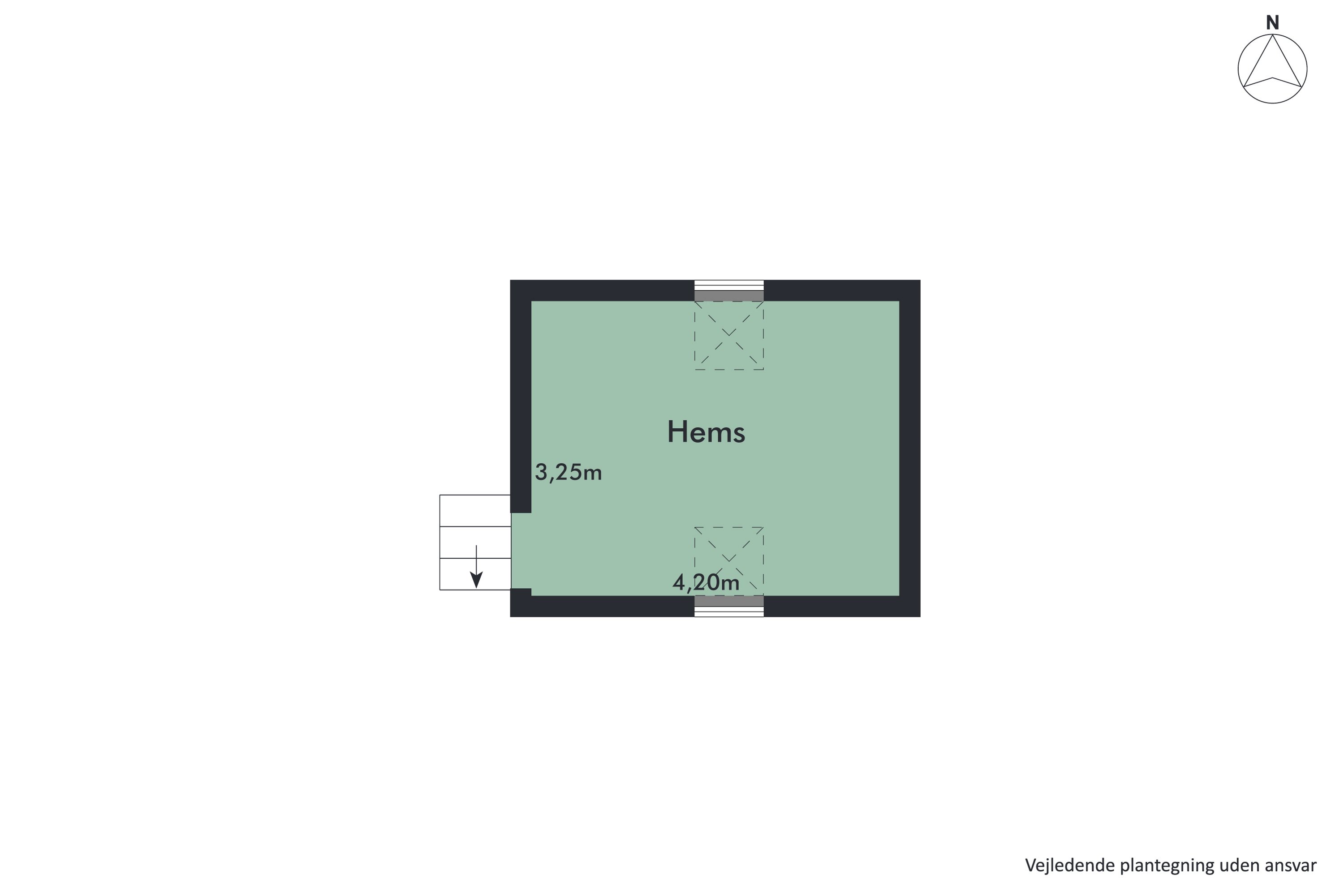 Plantegninger billede af Christiansgade 58, 3. th., 9000 Aalborg