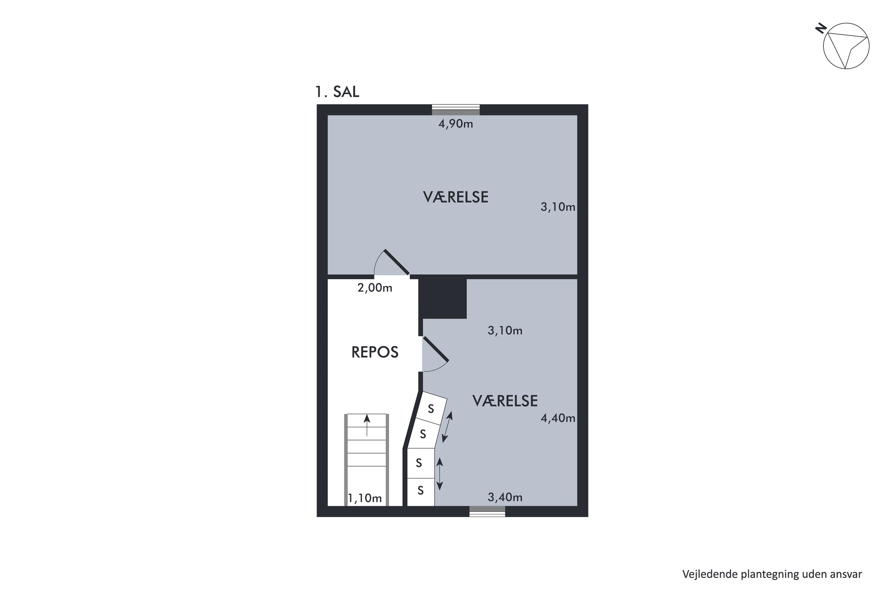 Plantegninger billede af Nykøbingvej 56, Stigs Bjergby, 4440 Mørkøv