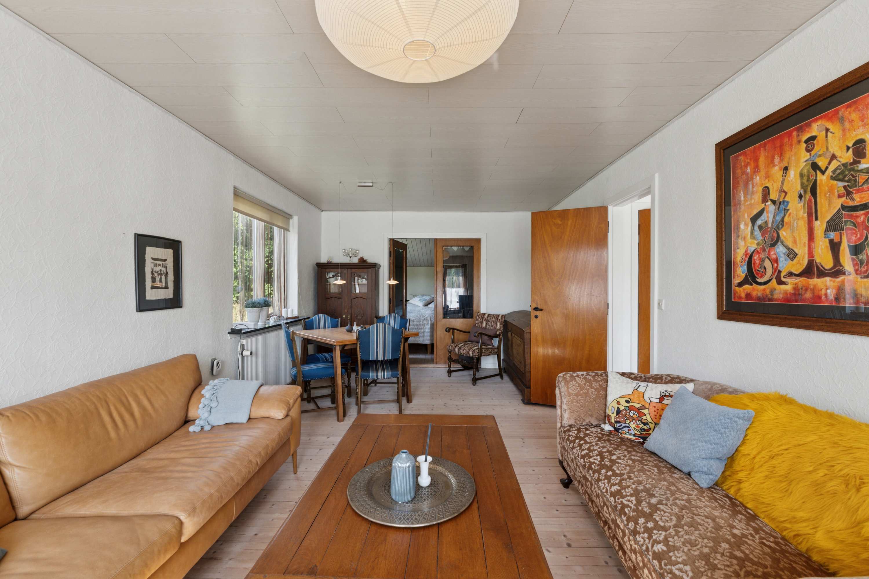 Fremhævet stue billede i fuldskærmstilstand. Billede af Hørmestedvej 285, Hørmested, 9870 Sindal