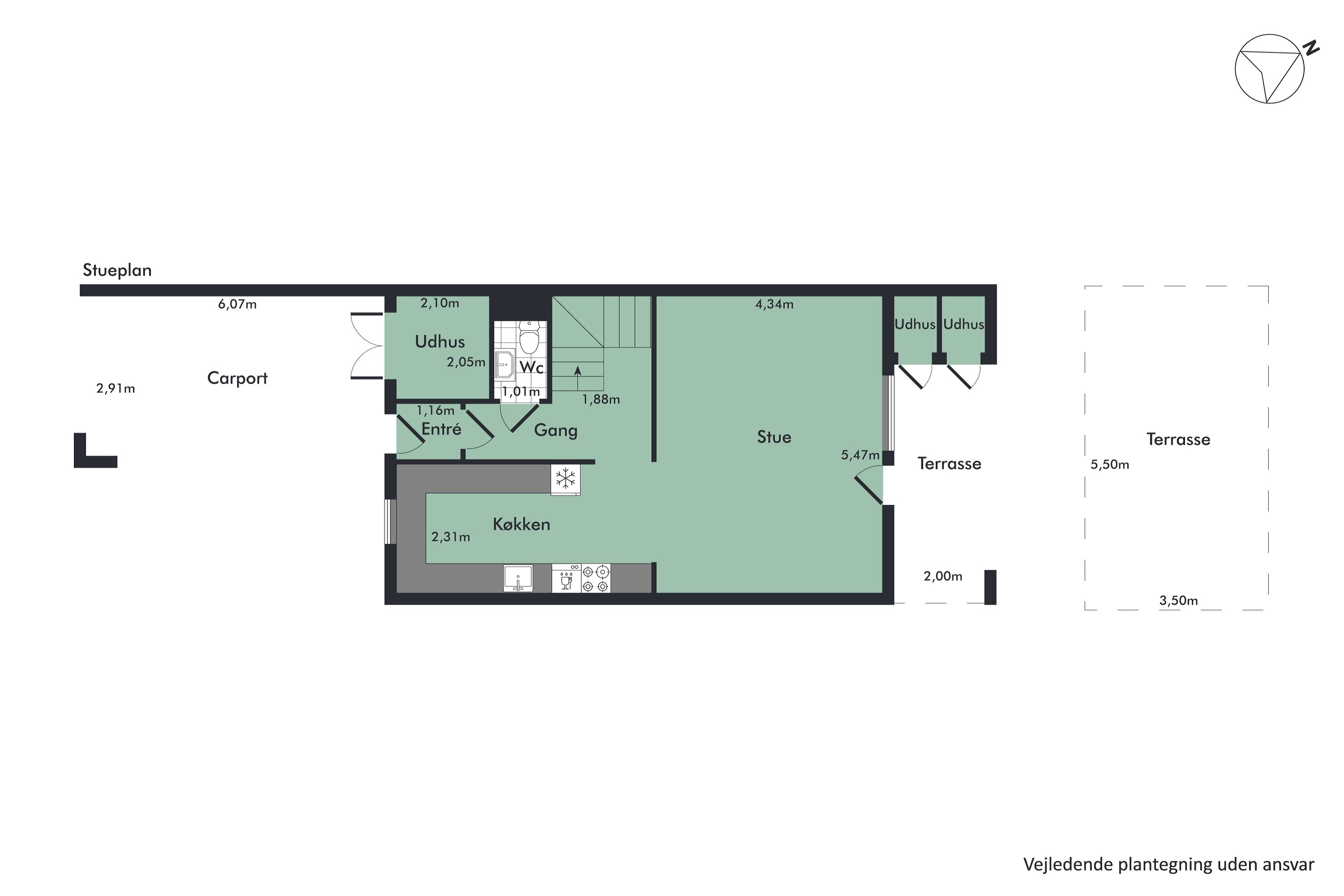 Plantegninger billede af Godske Lindenovs Vej 203, Gug, 9210 Aalborg SØ