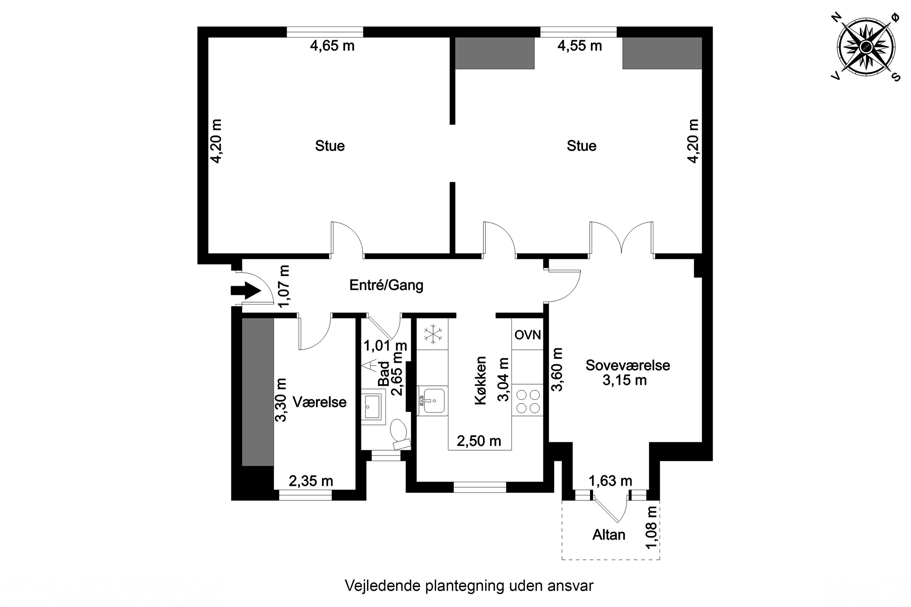 Plantegninger billede af Karen Brahes Vej 7, 4. tv., 5000 Odense C