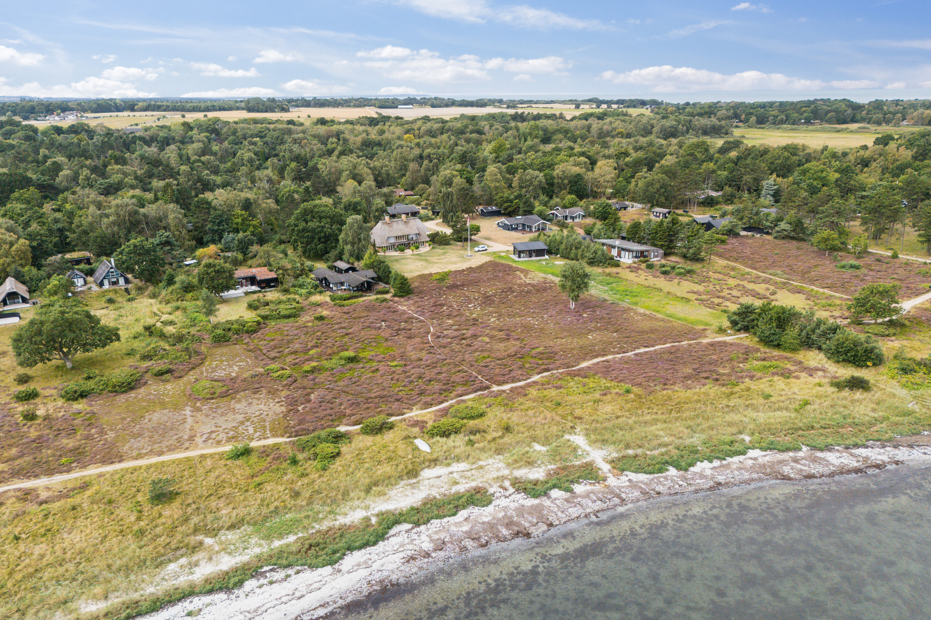 Fremhævet luftfoto billede i fuldskærmstilstand. Billede af Langesøvej 56, 4581 Rørvig