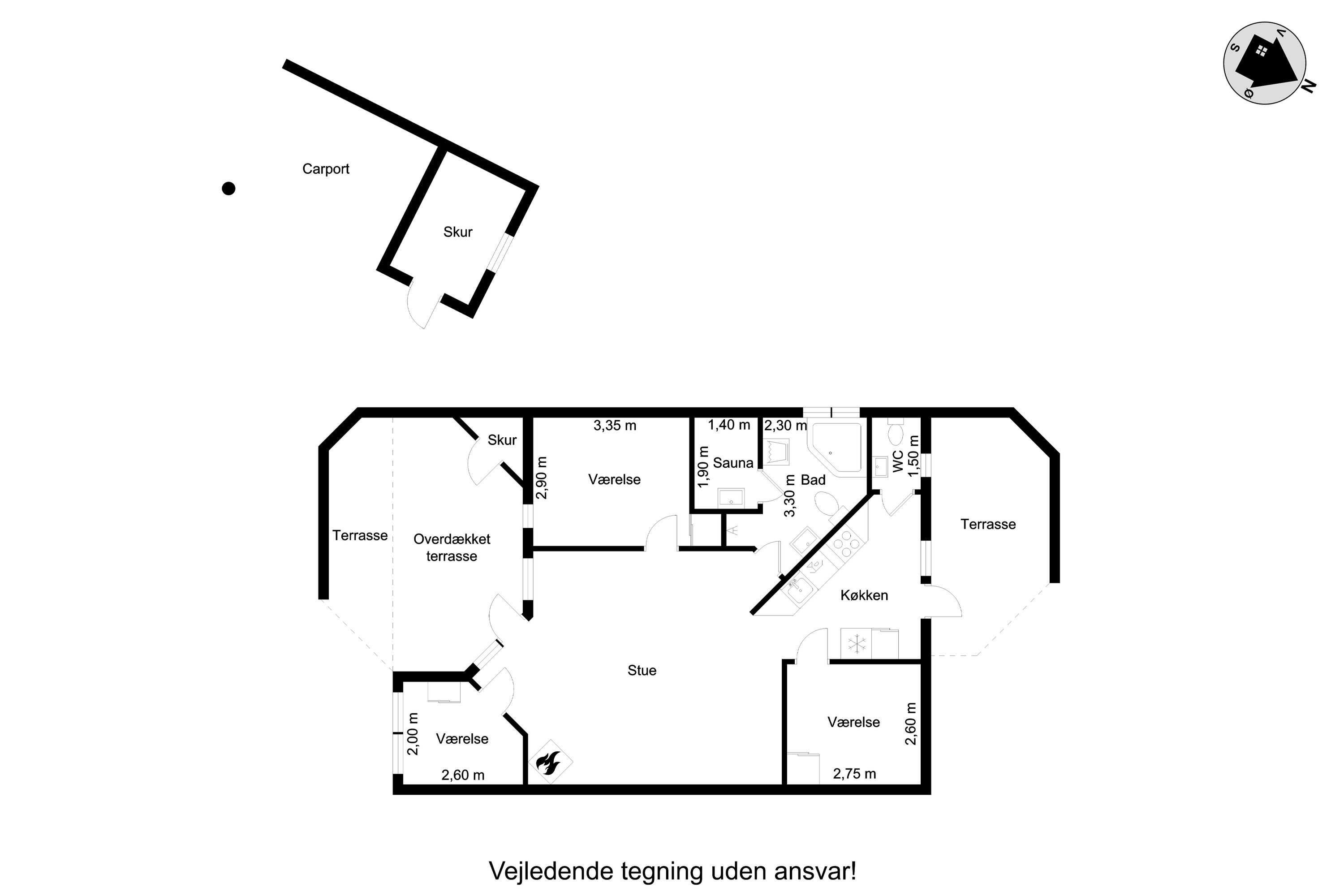 Plantegninger billede af Ildervej 20, 6893 Hemmet