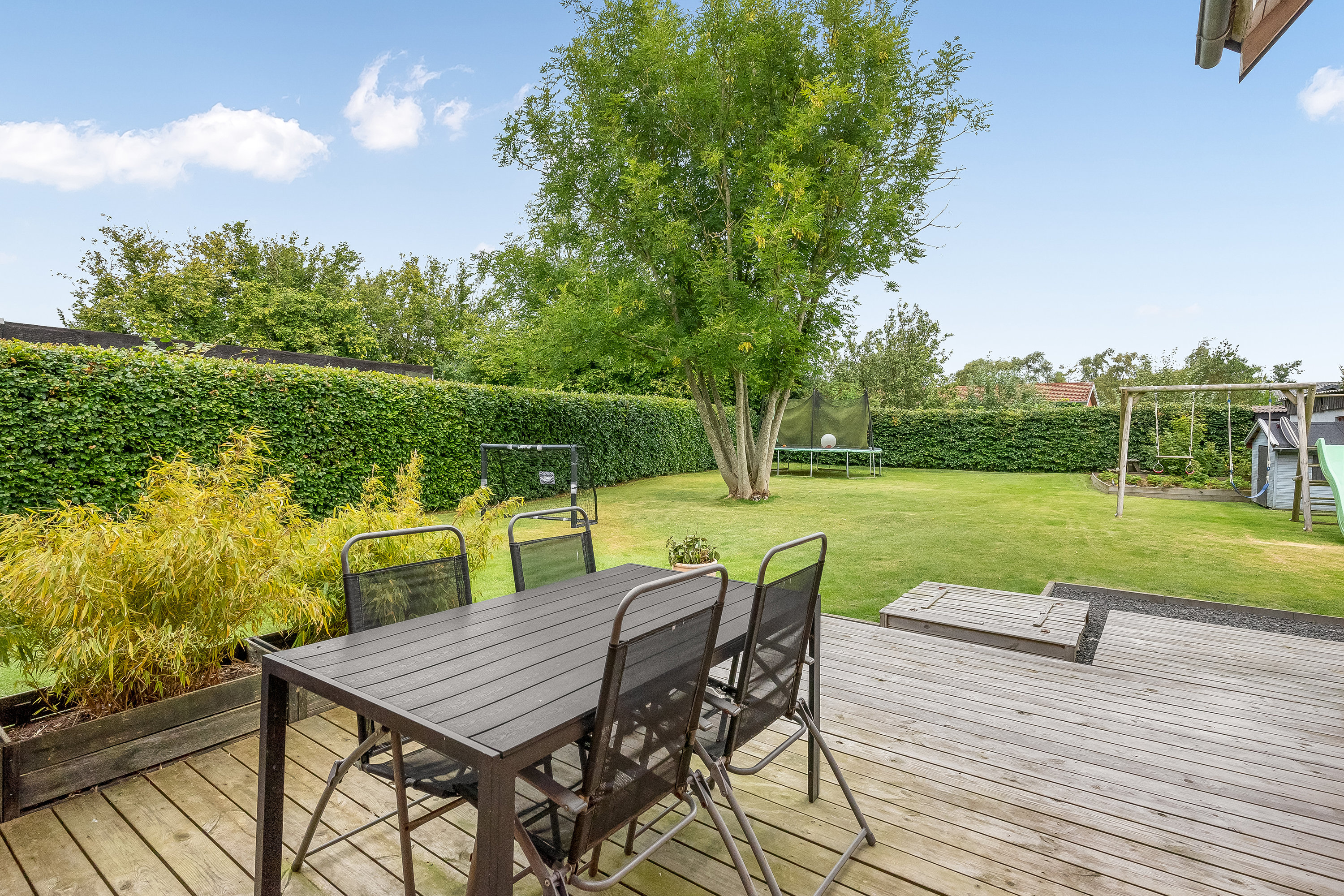 Fremhævet terrasse billede i fuldskærmstilstand. Billede af Bannestrupvej 6, Tvis, 7500 Holstebro