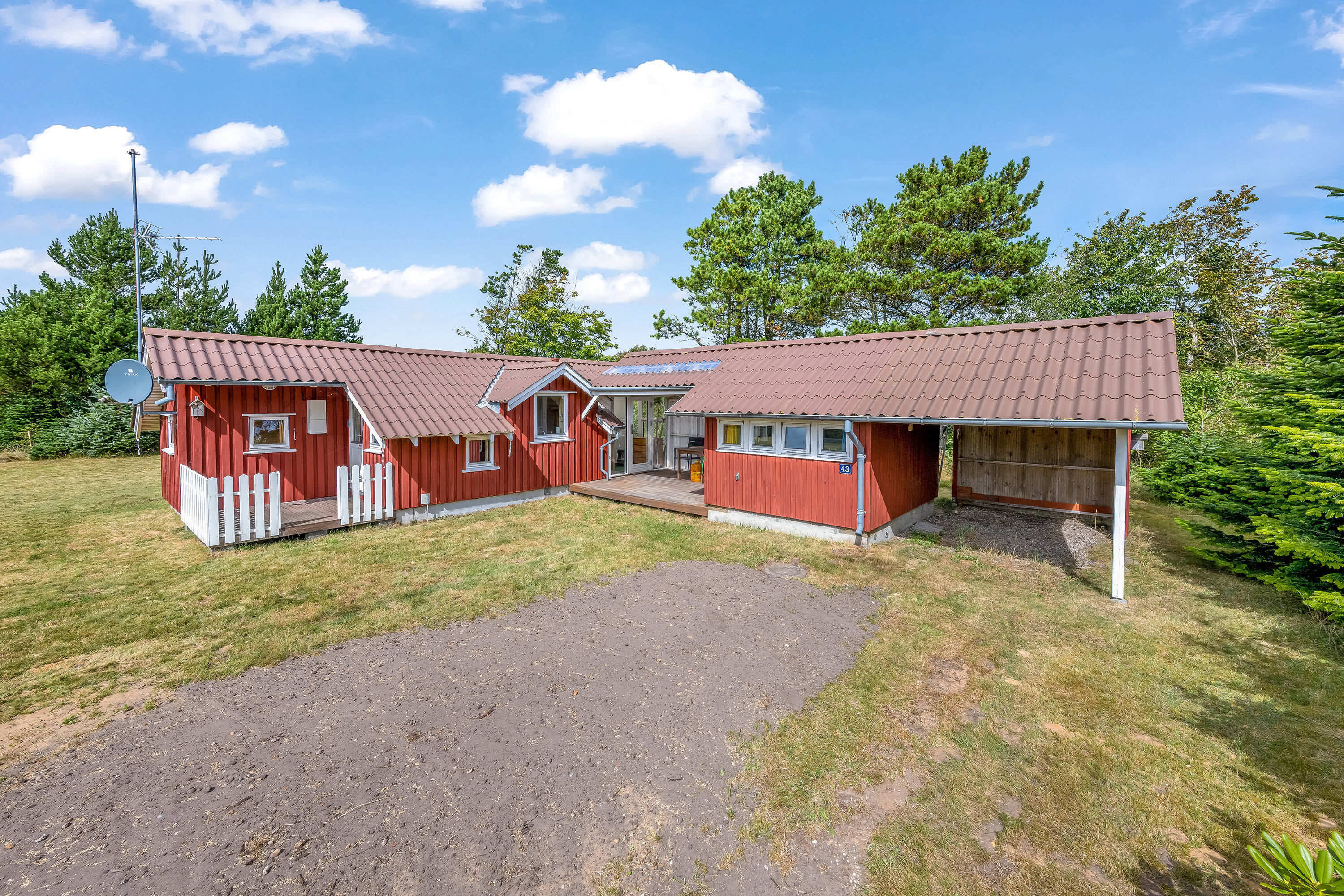 Miniaturebillede 2: facade. Billede af Gyvelvej 43, Stauning, 6900 Skjern