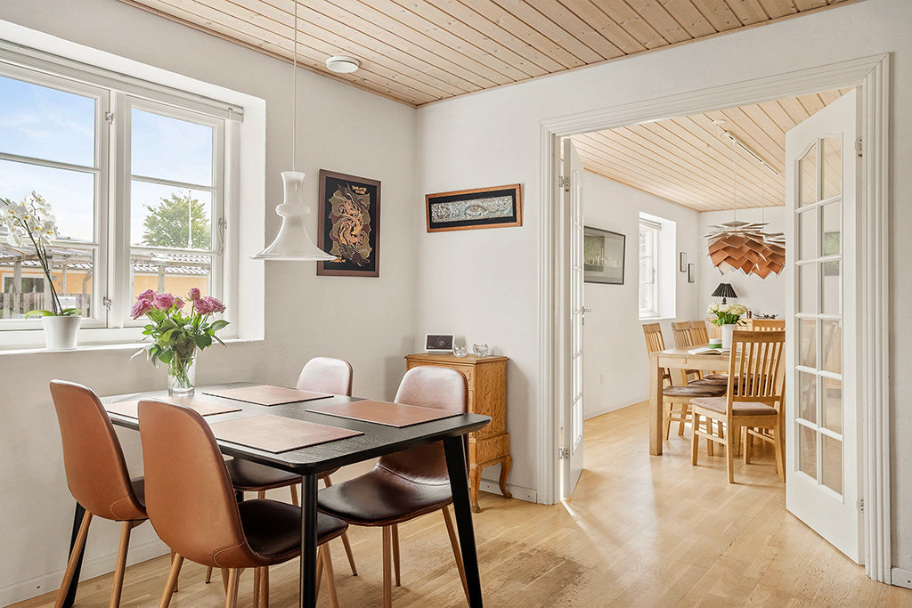 Fremhævet spisestue billede i fuldskærmstilstand. Billede af Vestergade 25, 6650 Brørup