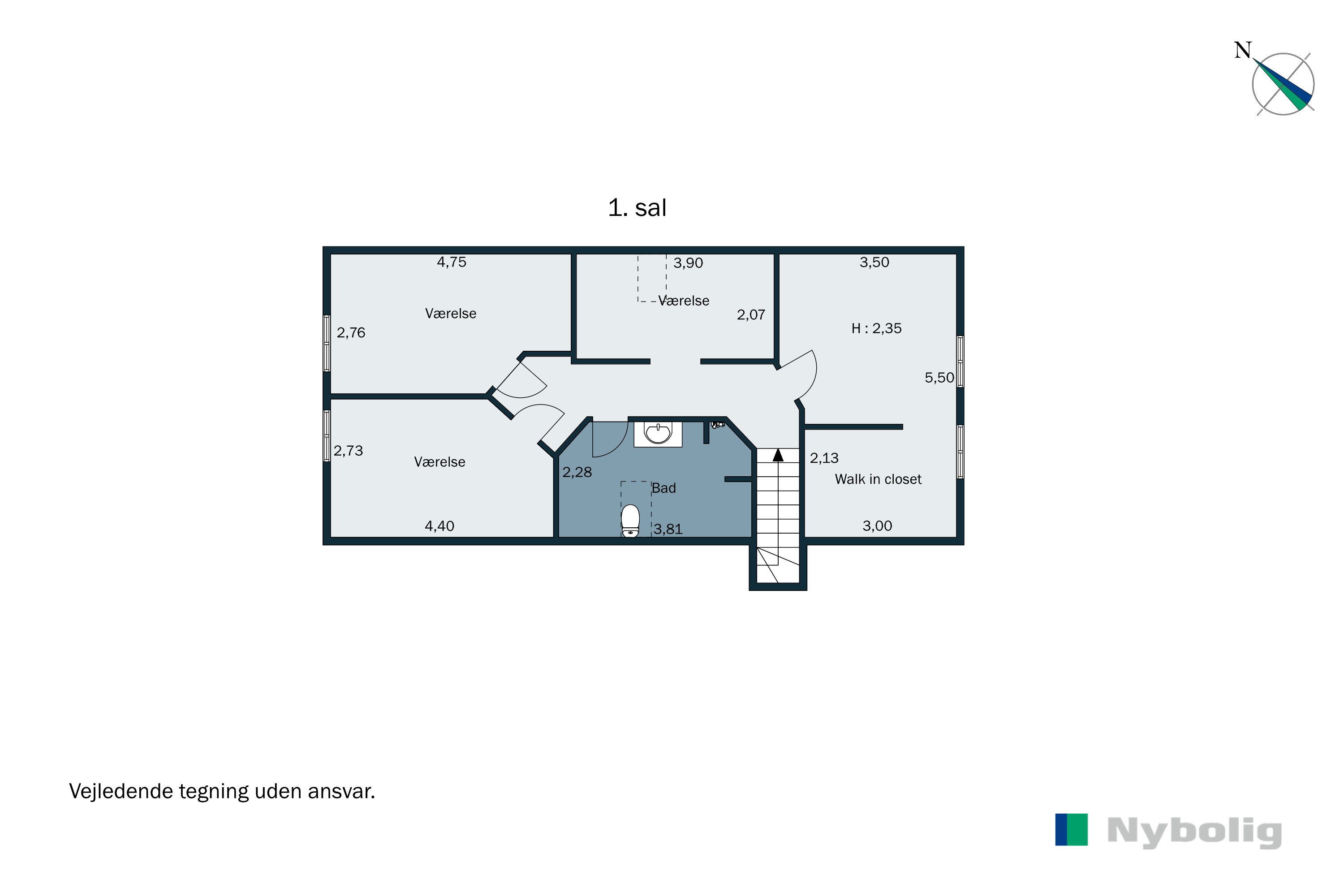 Plantegninger billede af Vestergade 25, 6650 Brørup