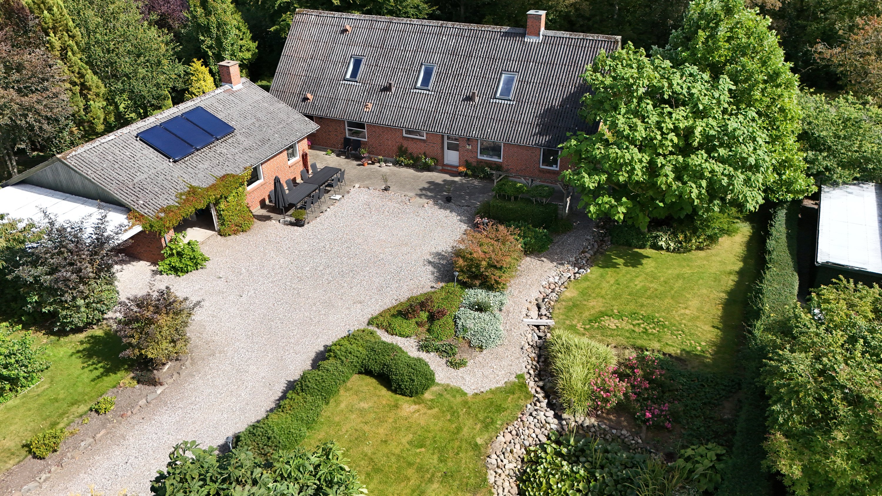 Fremhævet luftfoto billede i fuldskærmstilstand. Billede af Linalyst 7, 9610 Nørager