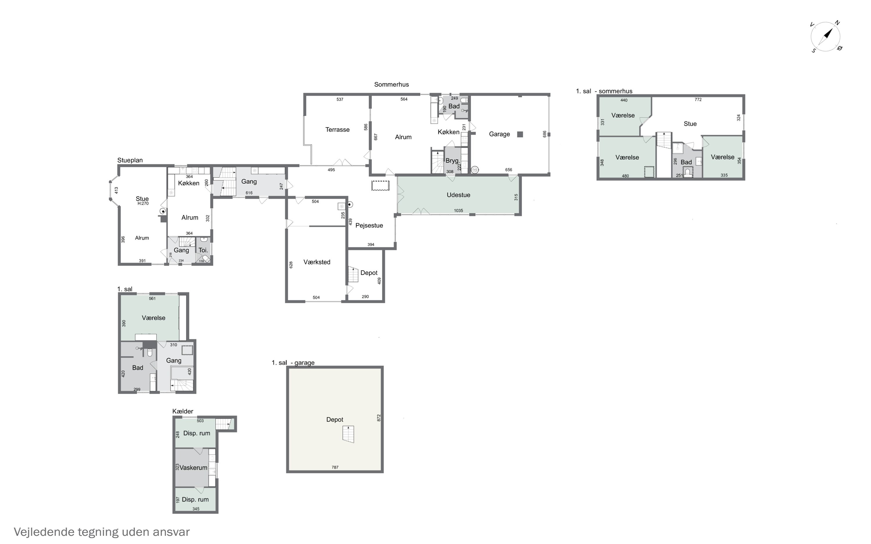 Plantegninger billede af Strandvejen 53, Rønne, 3700 Rønne