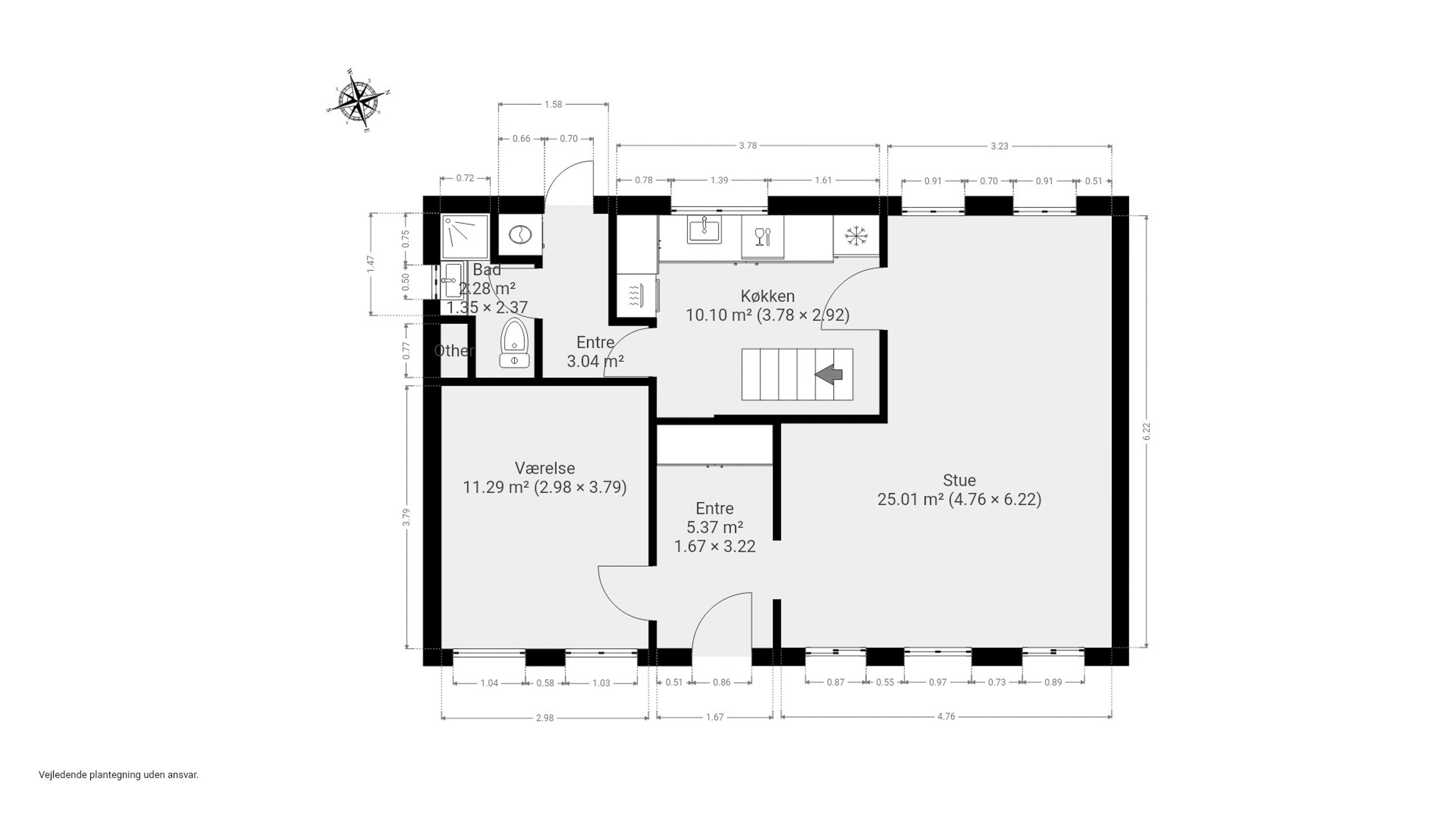 Plantegninger billede af Kirkeballe 12, Horne, 5600 Faaborg