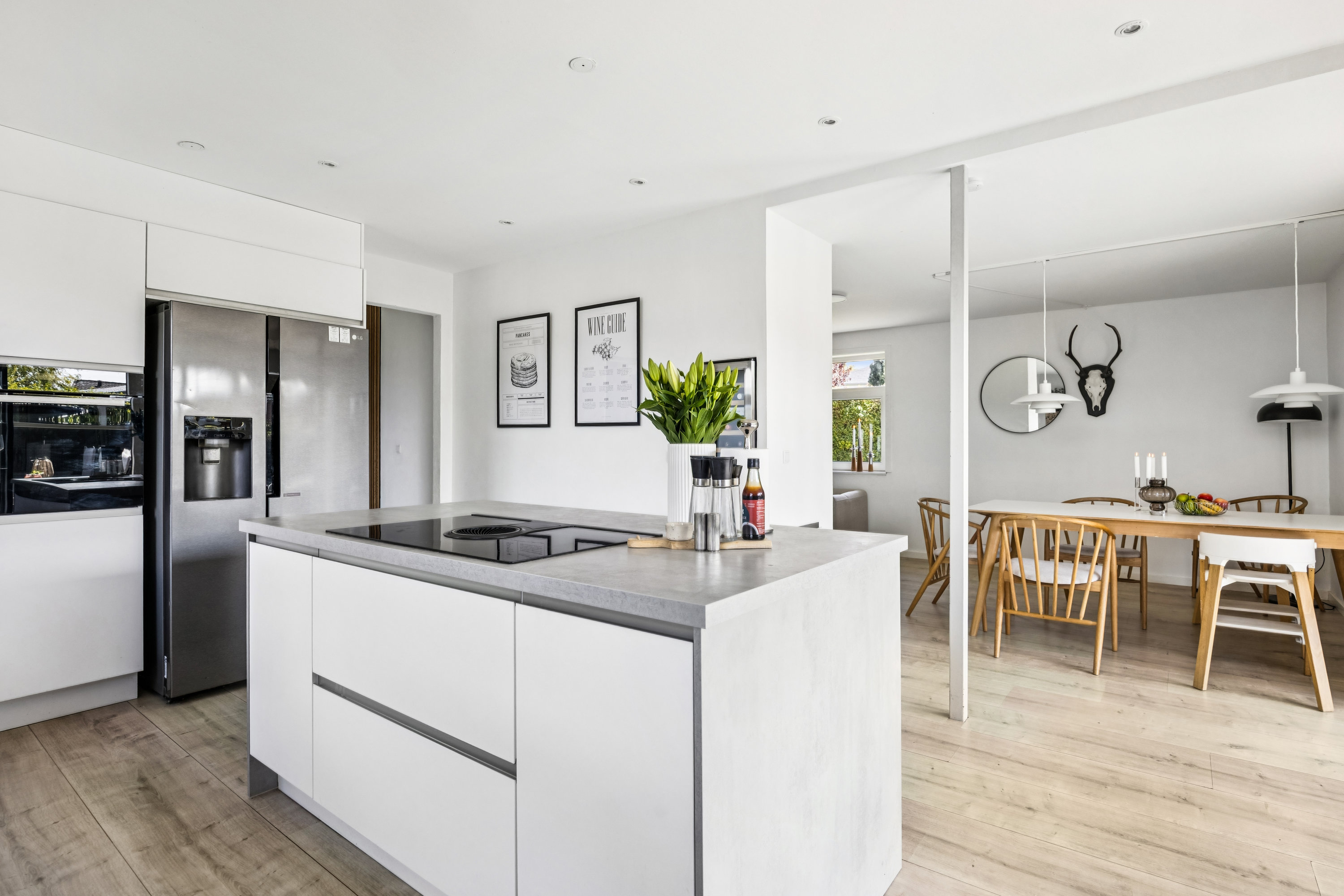 Fremhævet køkken billede i fuldskærmstilstand. Billede af Døstrupvej 44, Hørby, 9500 Hobro