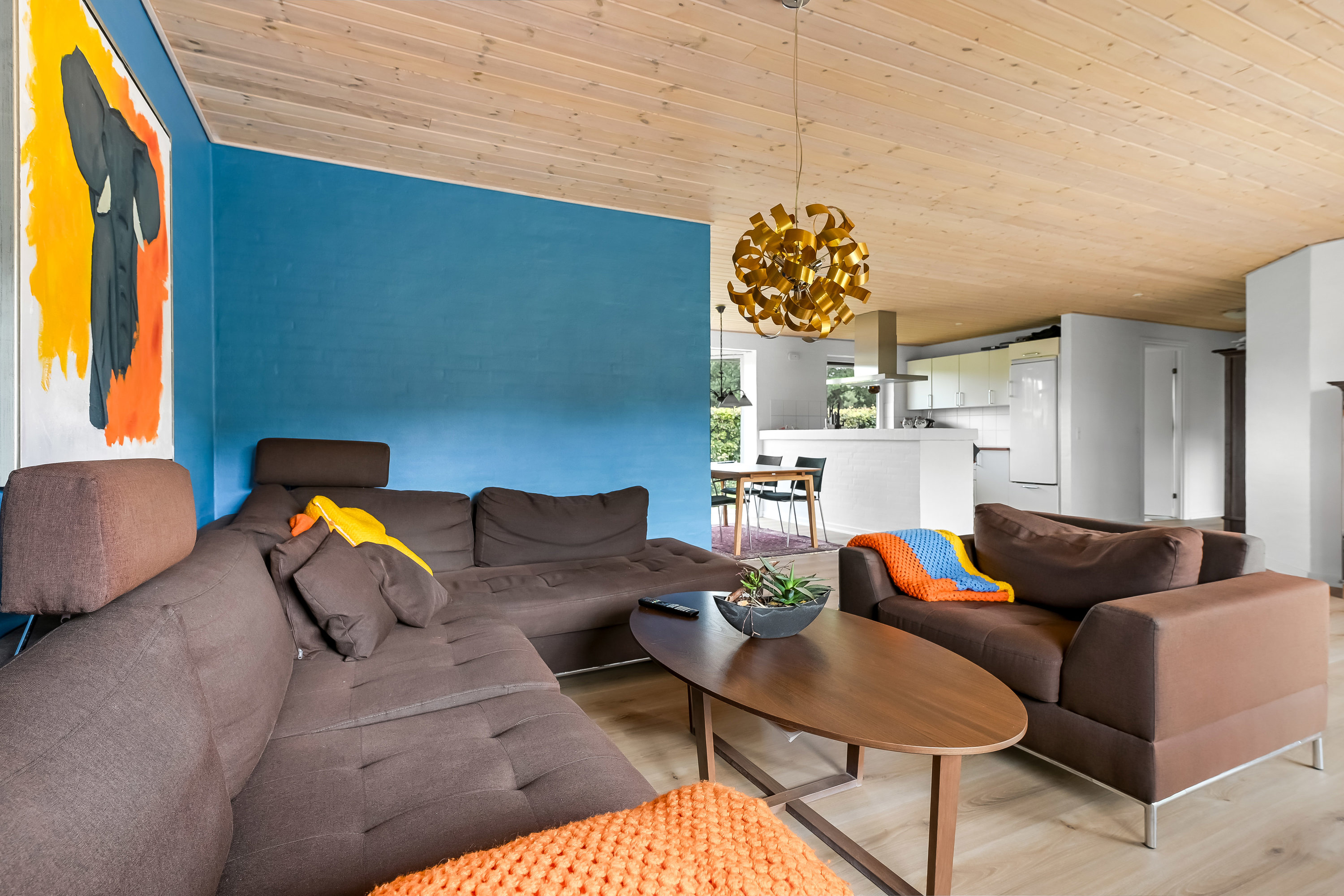 Fremhævet stue billede i fuldskærmstilstand. Billede af Engsøparken 111, 7200 Grindsted