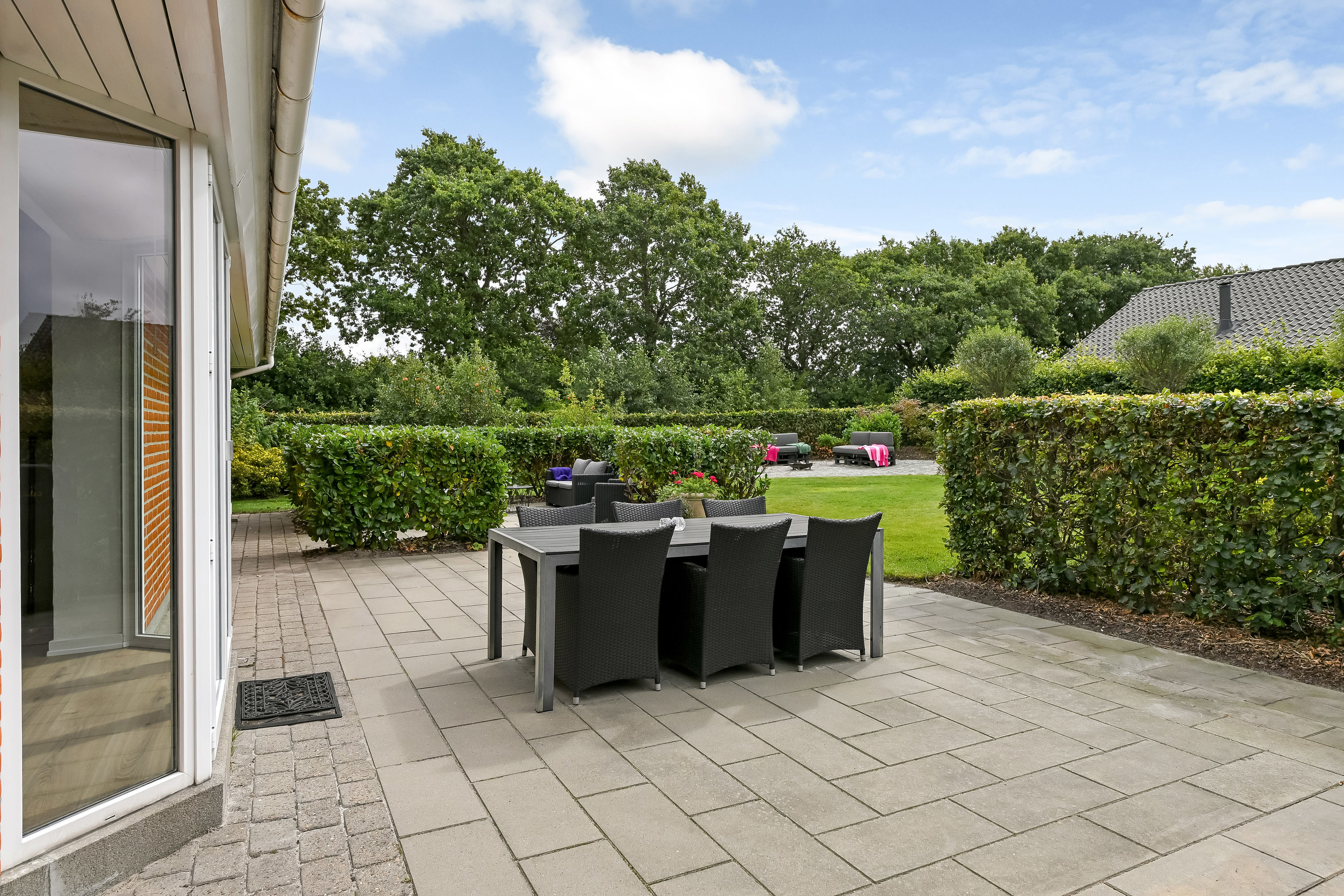 Fremhævet terrasse billede i fuldskærmstilstand. Billede af Engsøparken 111, 7200 Grindsted