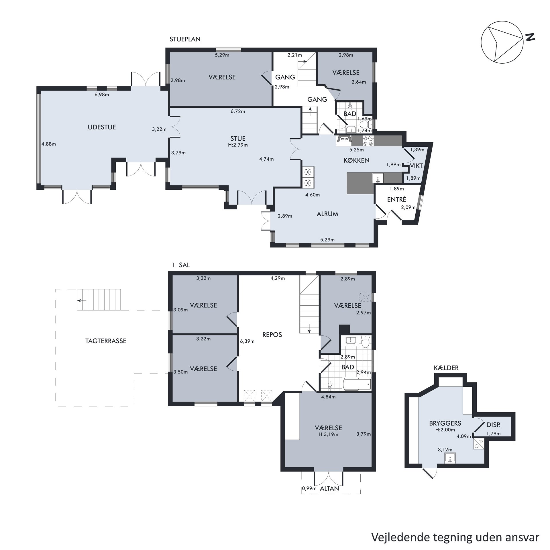 Plantegninger billede af Tjørnevej 10, 8240 Risskov