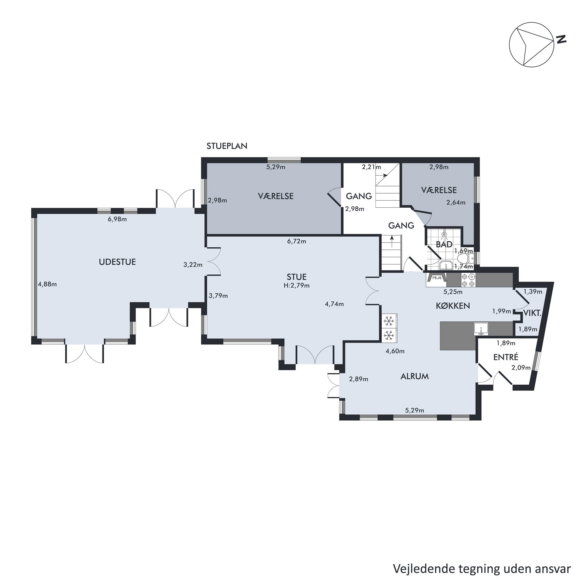 Plantegninger billede af Tjørnevej 10, 8240 Risskov