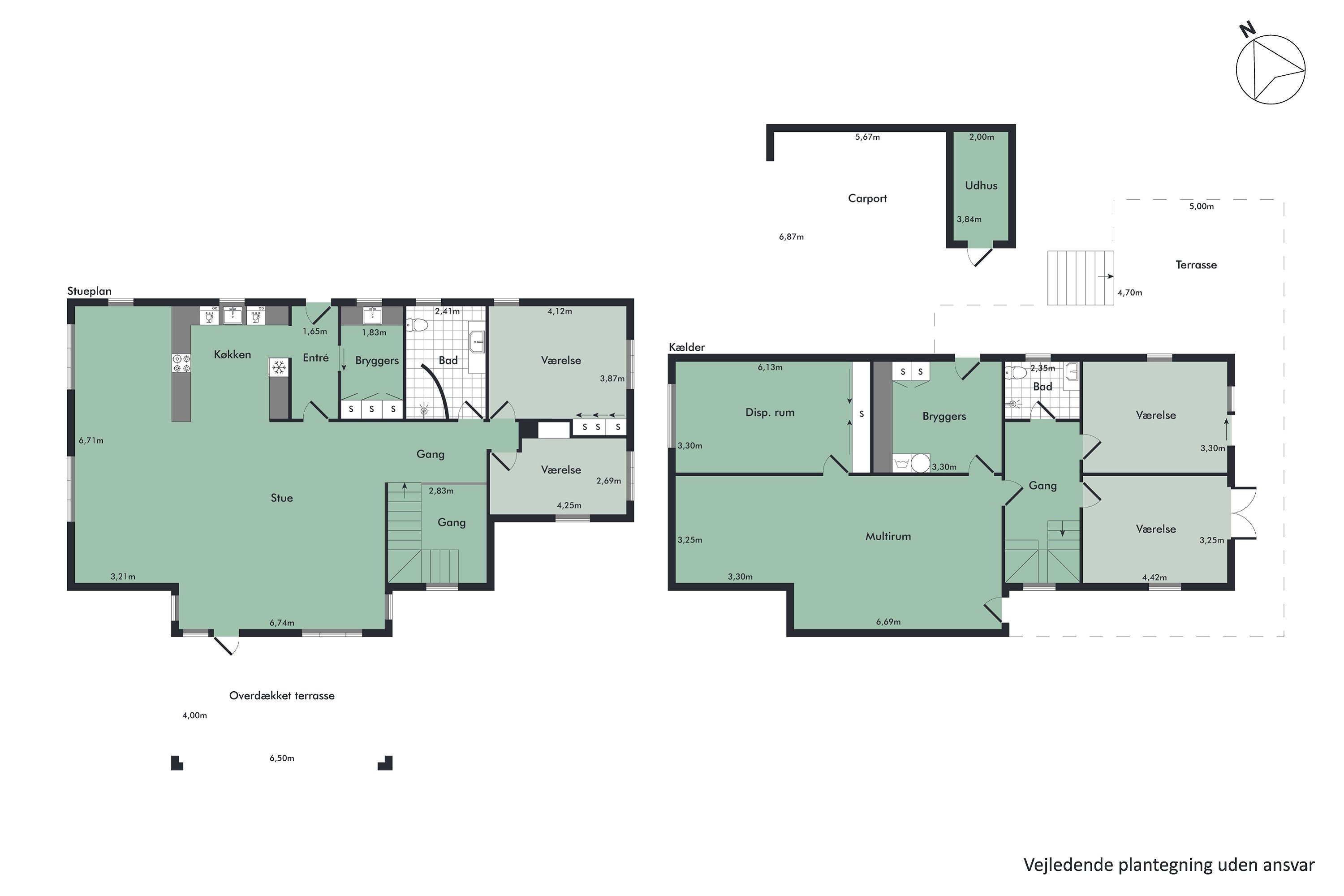 Plantegninger billede af Gl Skolevej 8, Valsgård, 9500 Hobro