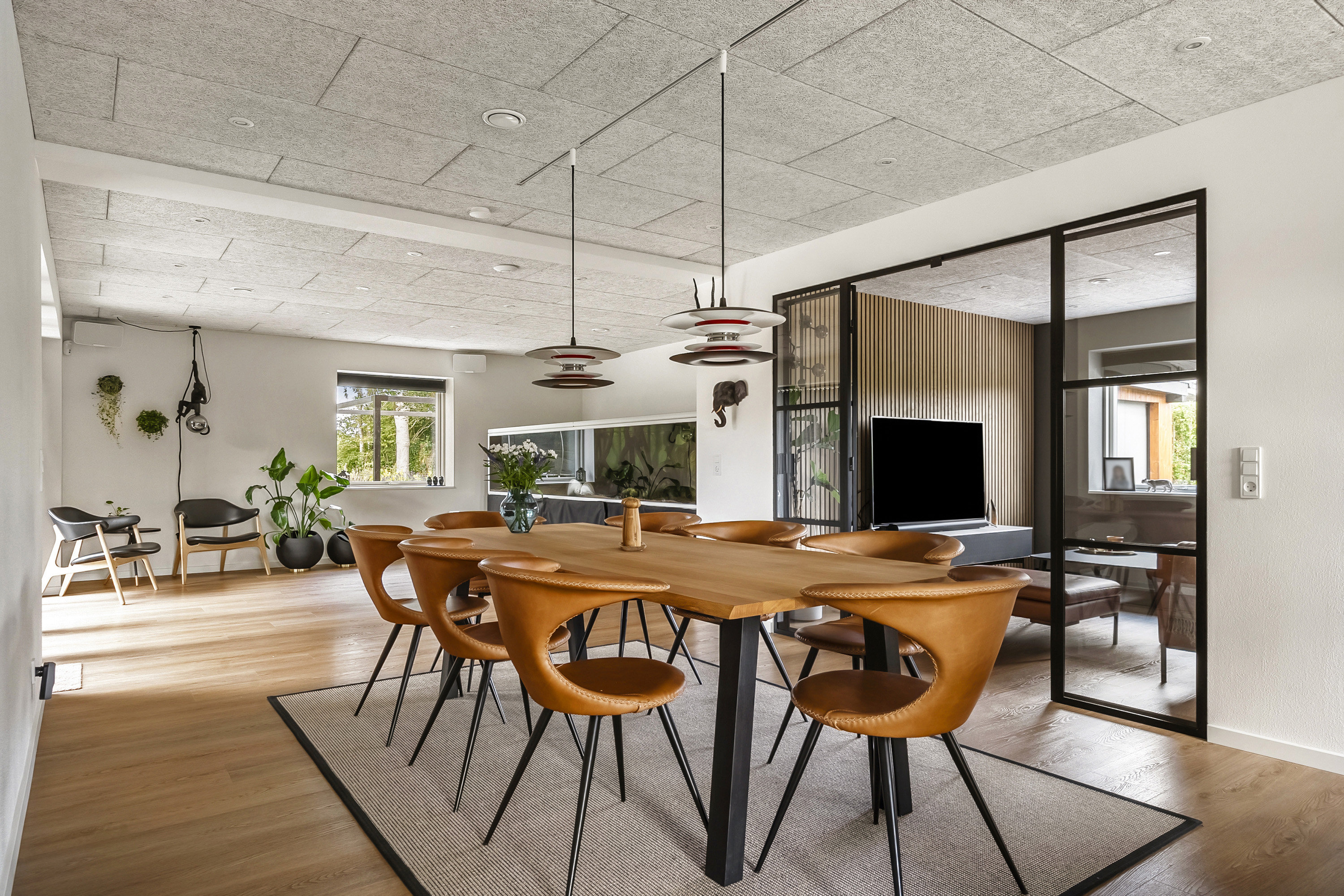 Fremhævet spisestue billede i fuldskærmstilstand. Billede af Søndervænget 70, 6870 Ølgod