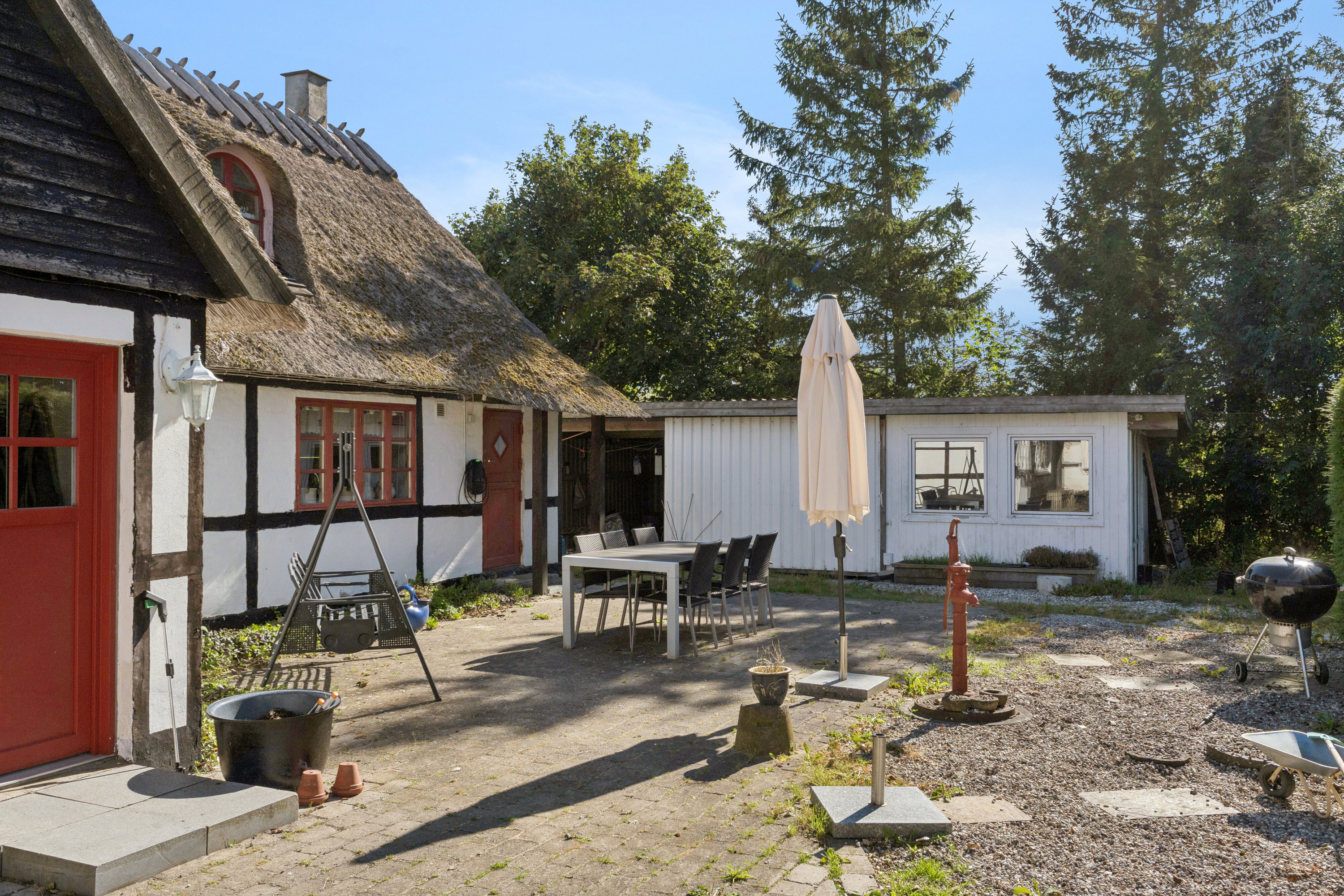 Fremhævet terrasse billede i fuldskærmstilstand. Billede af Skov-Torupvej 15, Skov-Torup, 4683 Rønnede