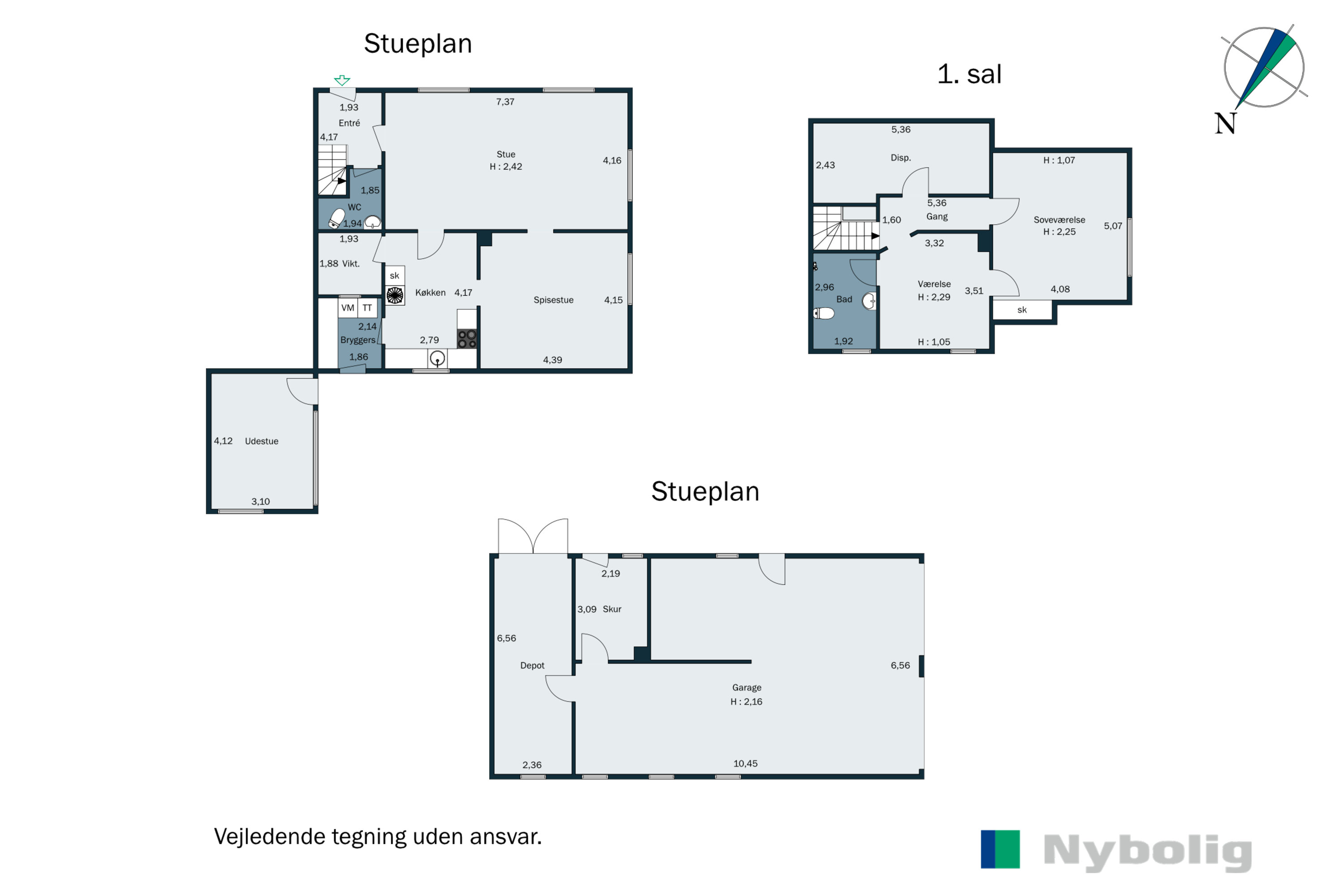 Plantegninger billede af Nørregade 26, 8300 Odder