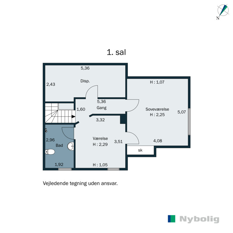 Plantegninger billede af Nørregade 26, 8300 Odder