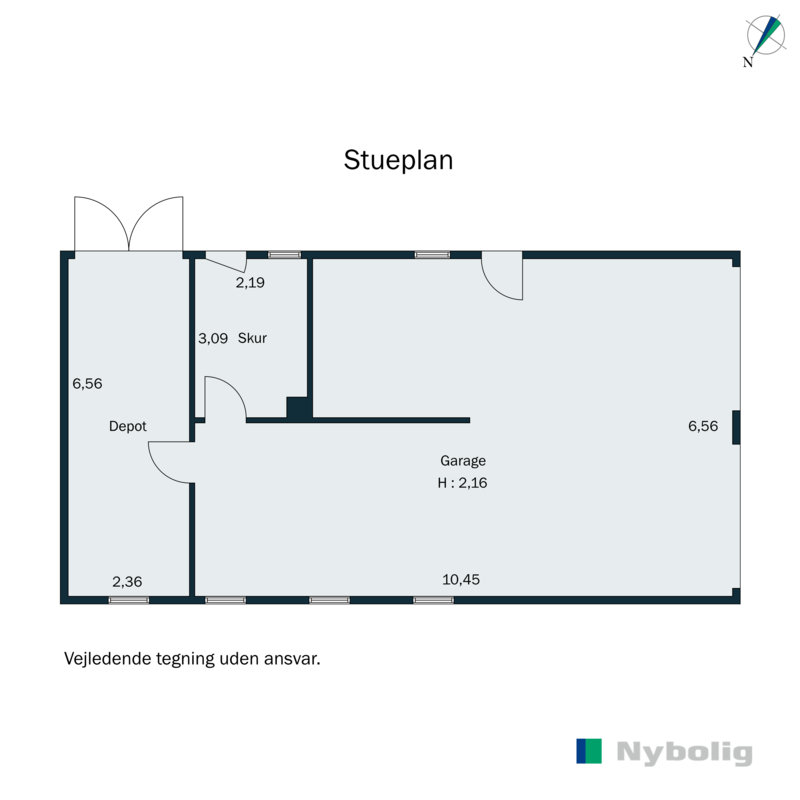 Plantegninger billede af Nørregade 26, 8300 Odder